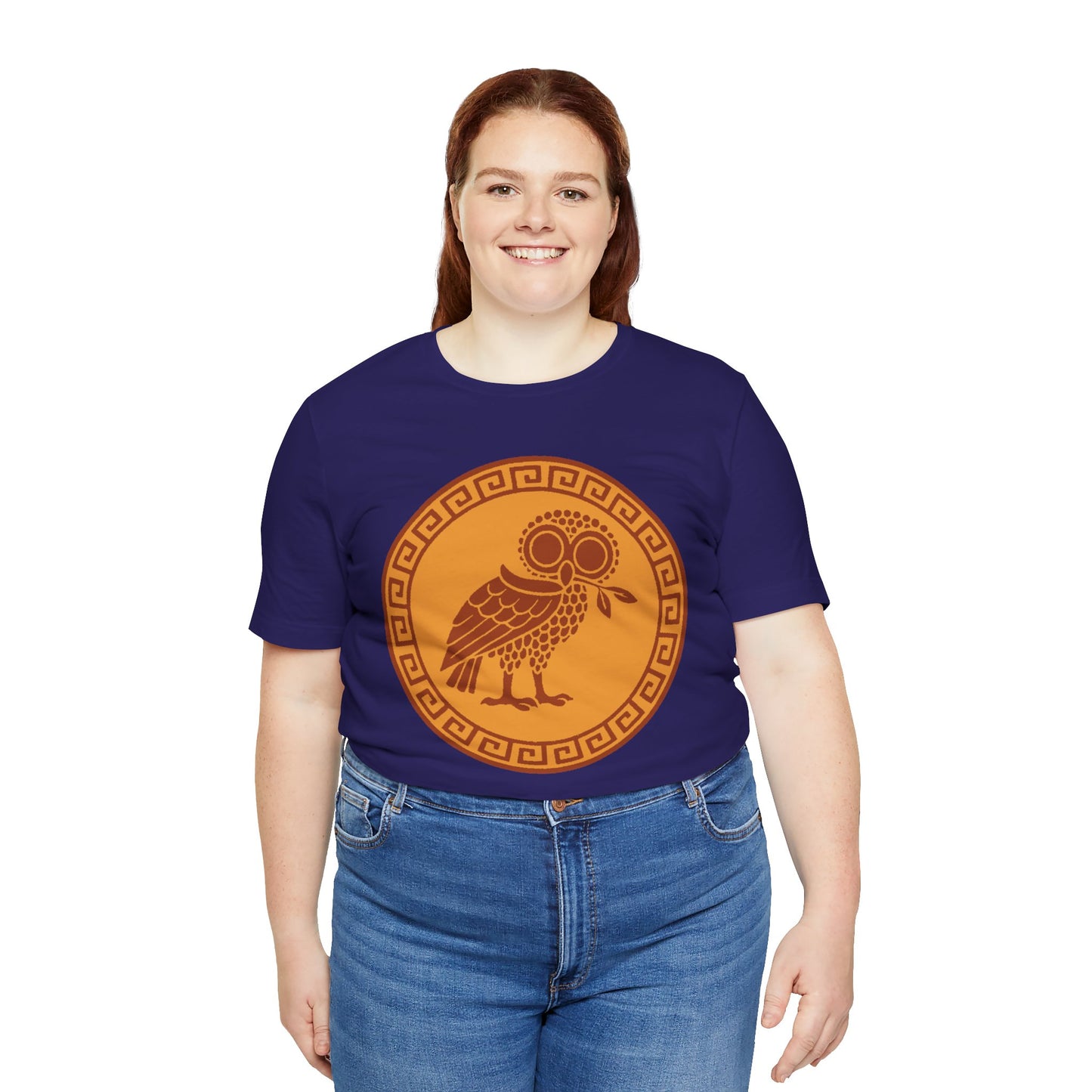 Athena’s Owl T-Shirt – Greek Mythology Bird Tee