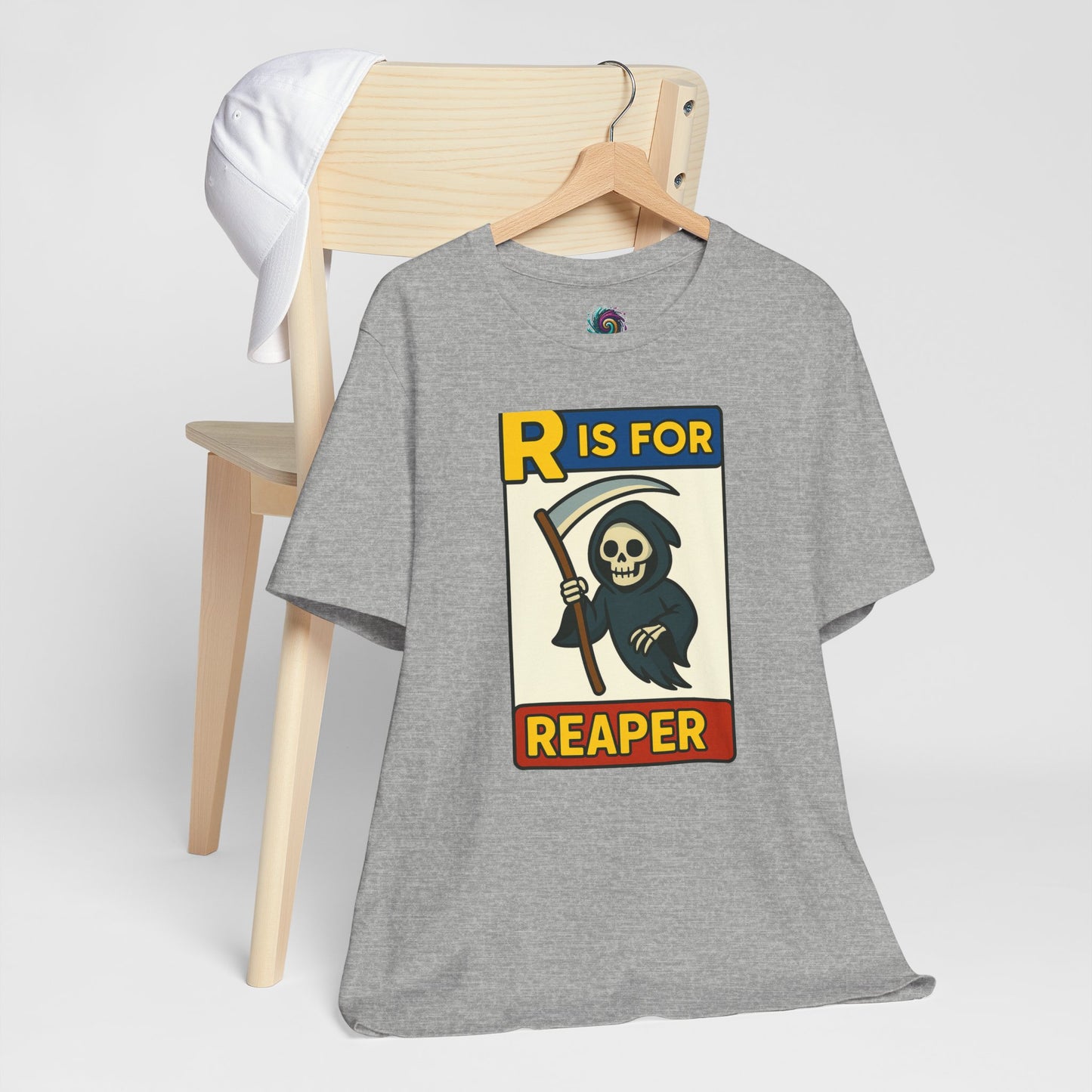 R Is for Reaper T-Shirt – Cute Grim Reaper Shirt from the Monster Alphabet Series