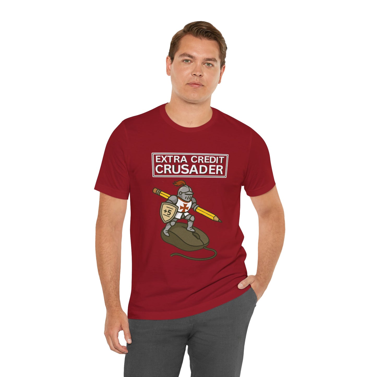Extra Credit Crusader T-Shirt – Funny Back-to-School Teacher Tee