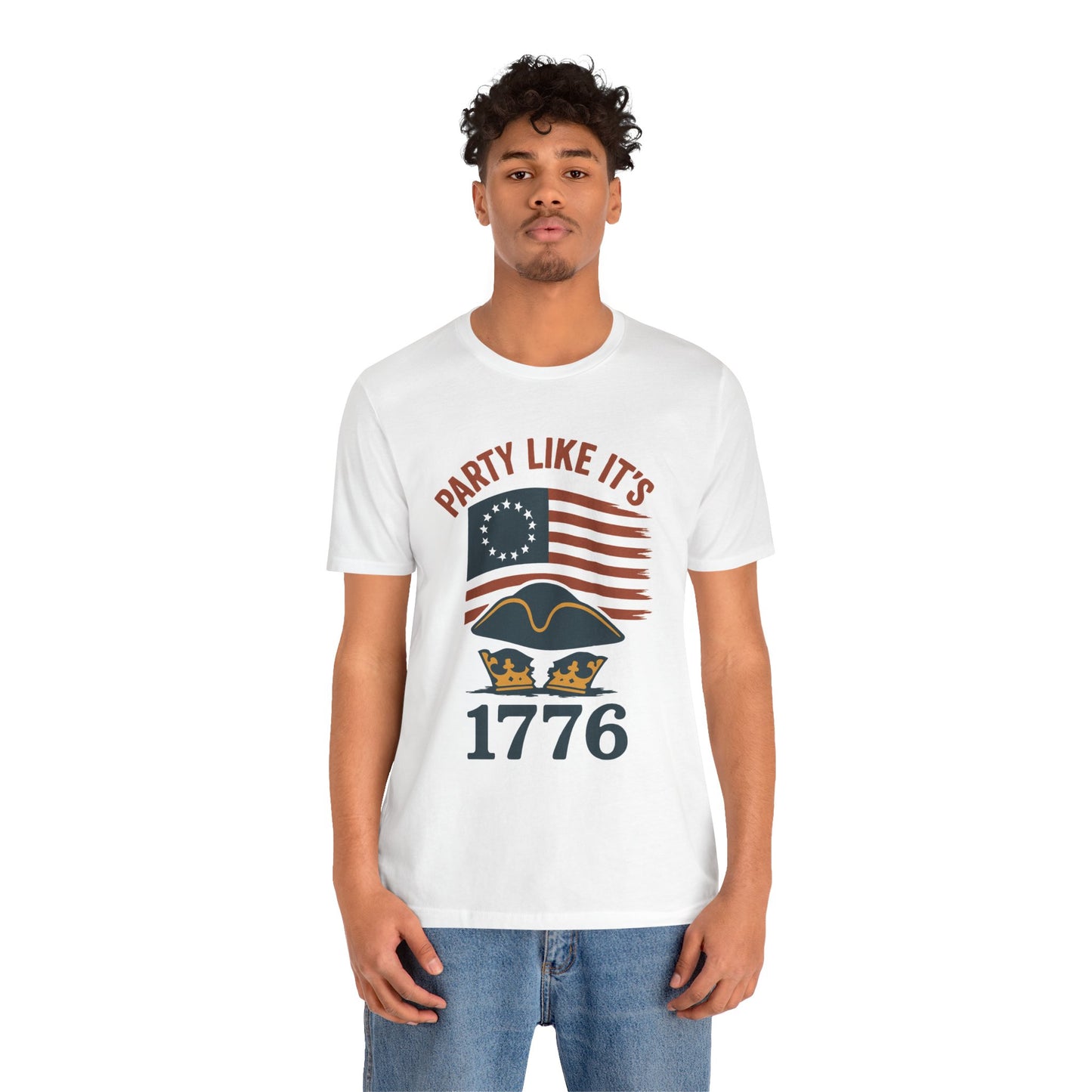 Party Like It’s 1776 T-Shirt – Revolutionary Spirit USA Tee - WhimSpin - https://whimspin.com