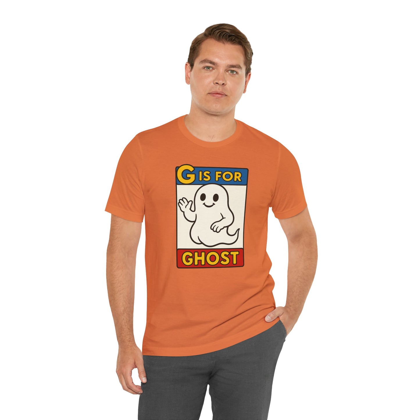 G Is for Ghost Shirt – Funny Monster Alphabet Halloween Tee