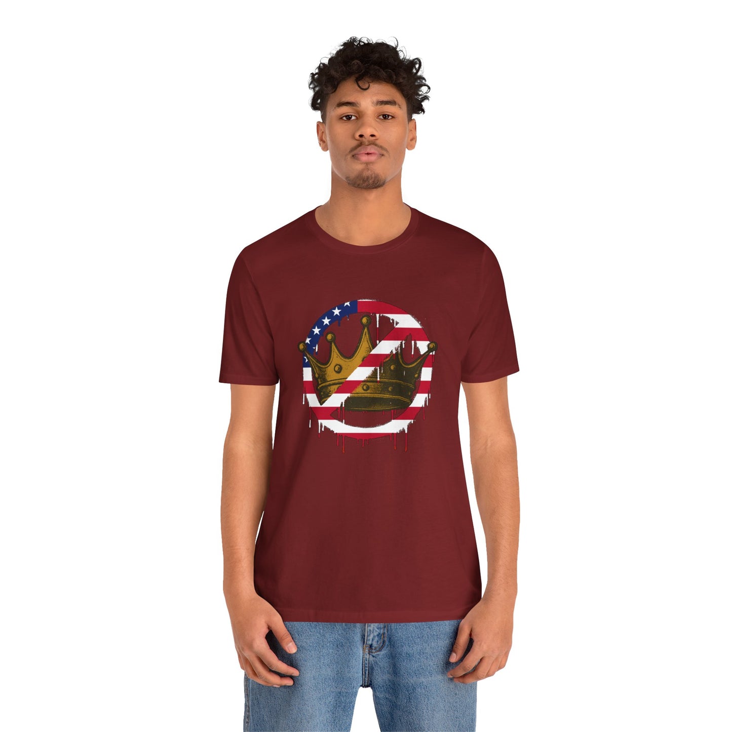 No Kings Protest T-Shirt – Anti-Authoritarian Democracy Graphic Tee