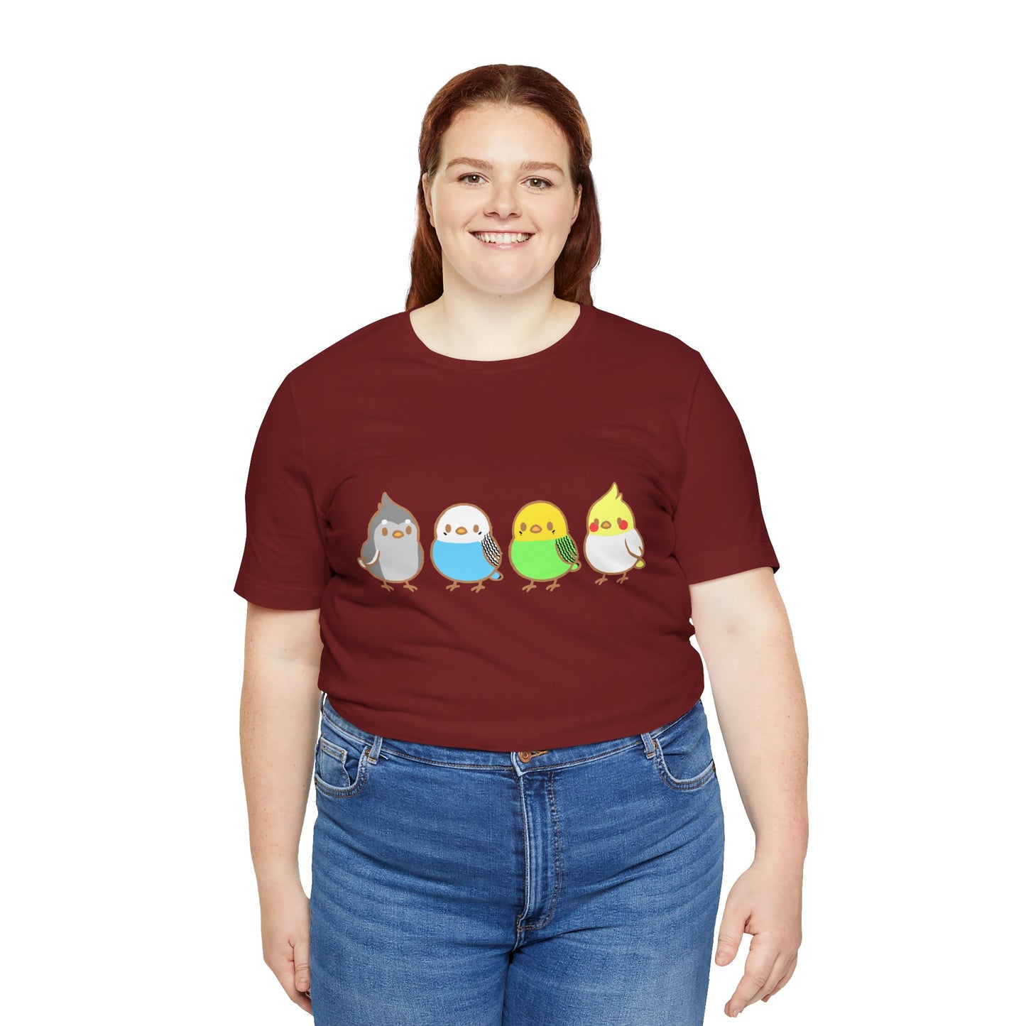 Chirpy Flock Bird T-Shirt – Cute Tee for Animal Lovers - WhimSpin - https://whimspin.com