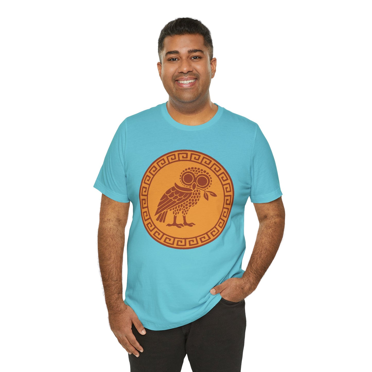 Athena’s Owl T-Shirt – Greek Mythology Bird Tee