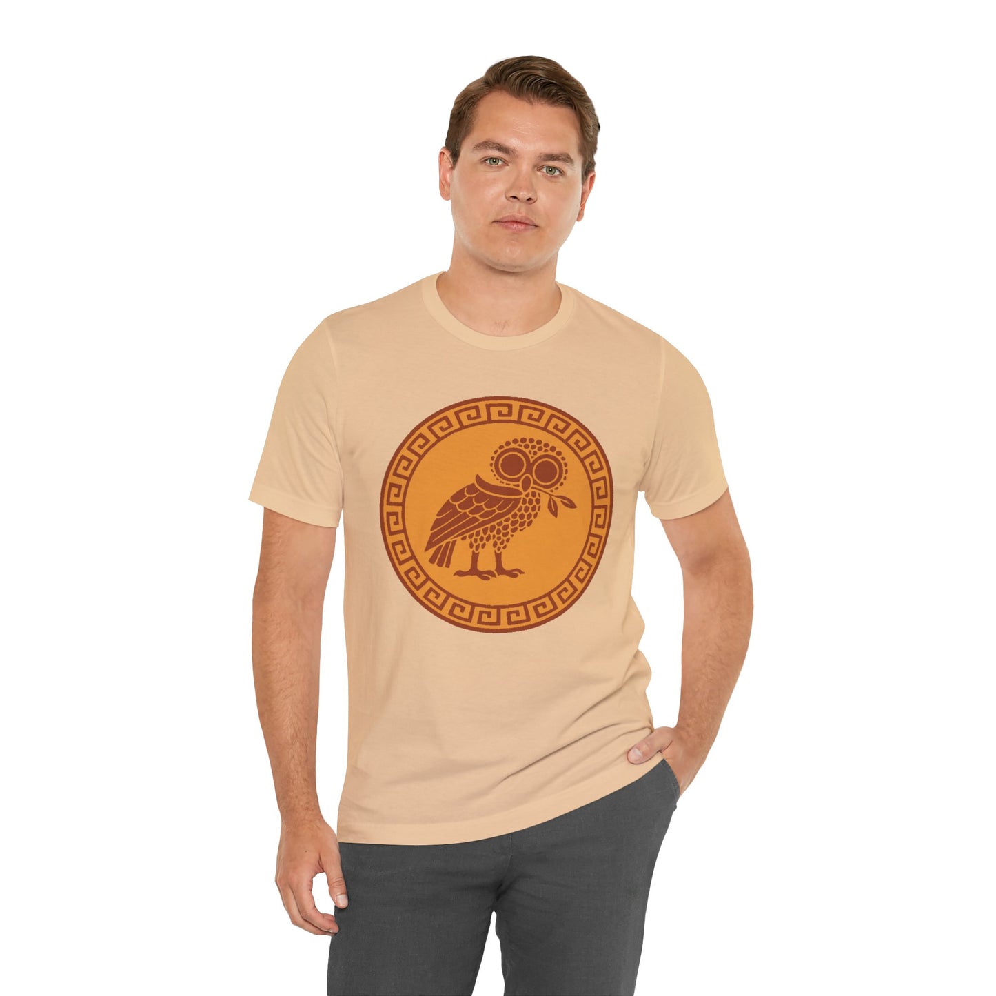 Athena’s Owl T-Shirt – Greek Mythology Bird Tee