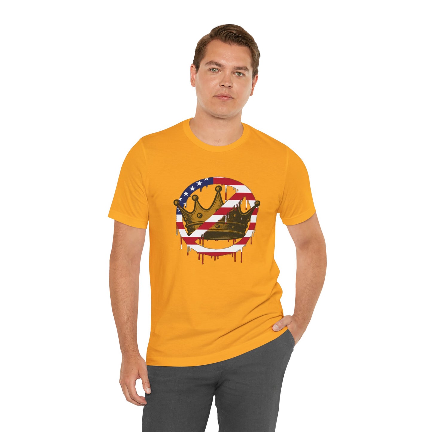 No Kings Protest T-Shirt – Anti-Authoritarian Democracy Graphic Tee