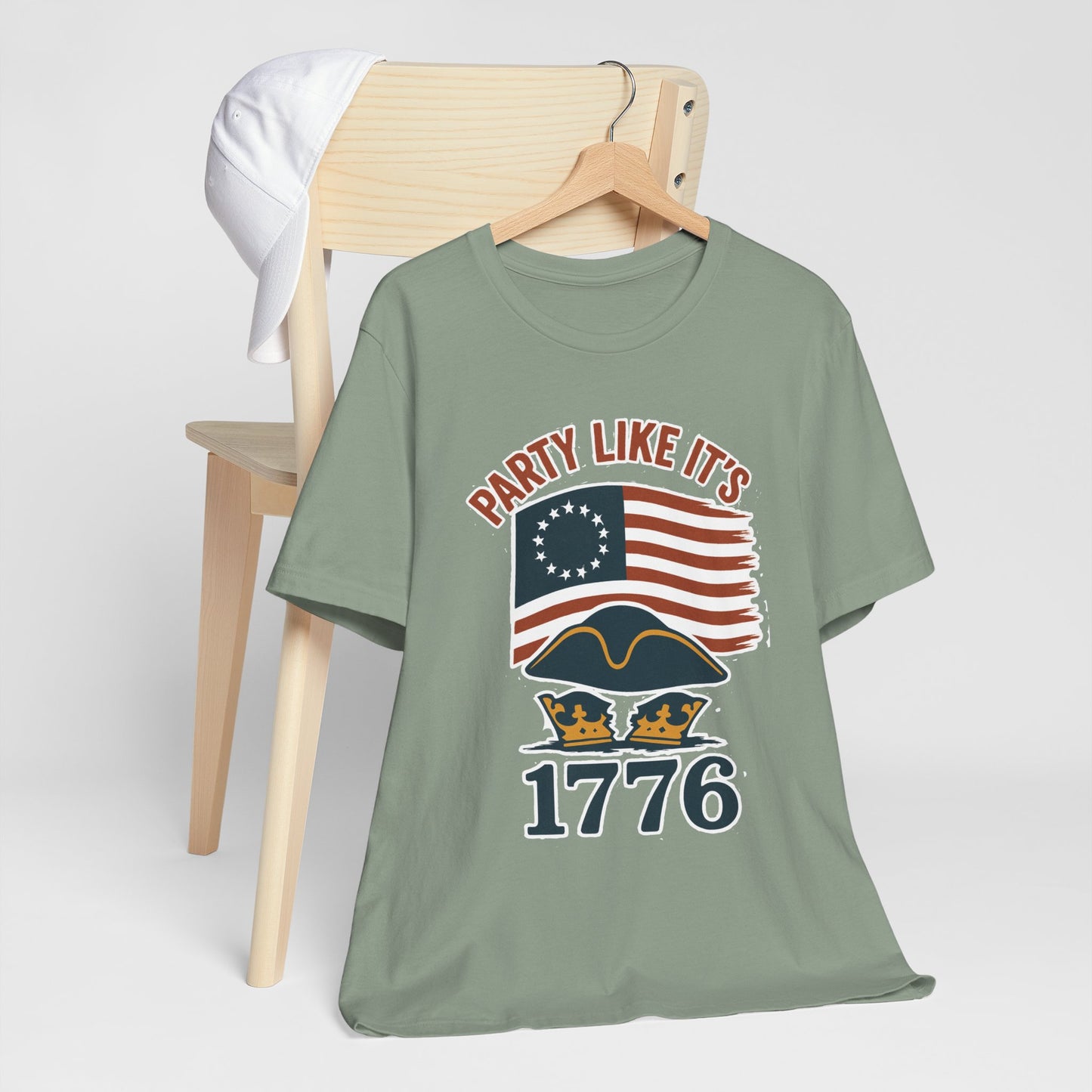 Party Like It’s 1776 T-Shirt – Revolutionary Spirit USA Tee - WhimSpin - https://whimspin.com