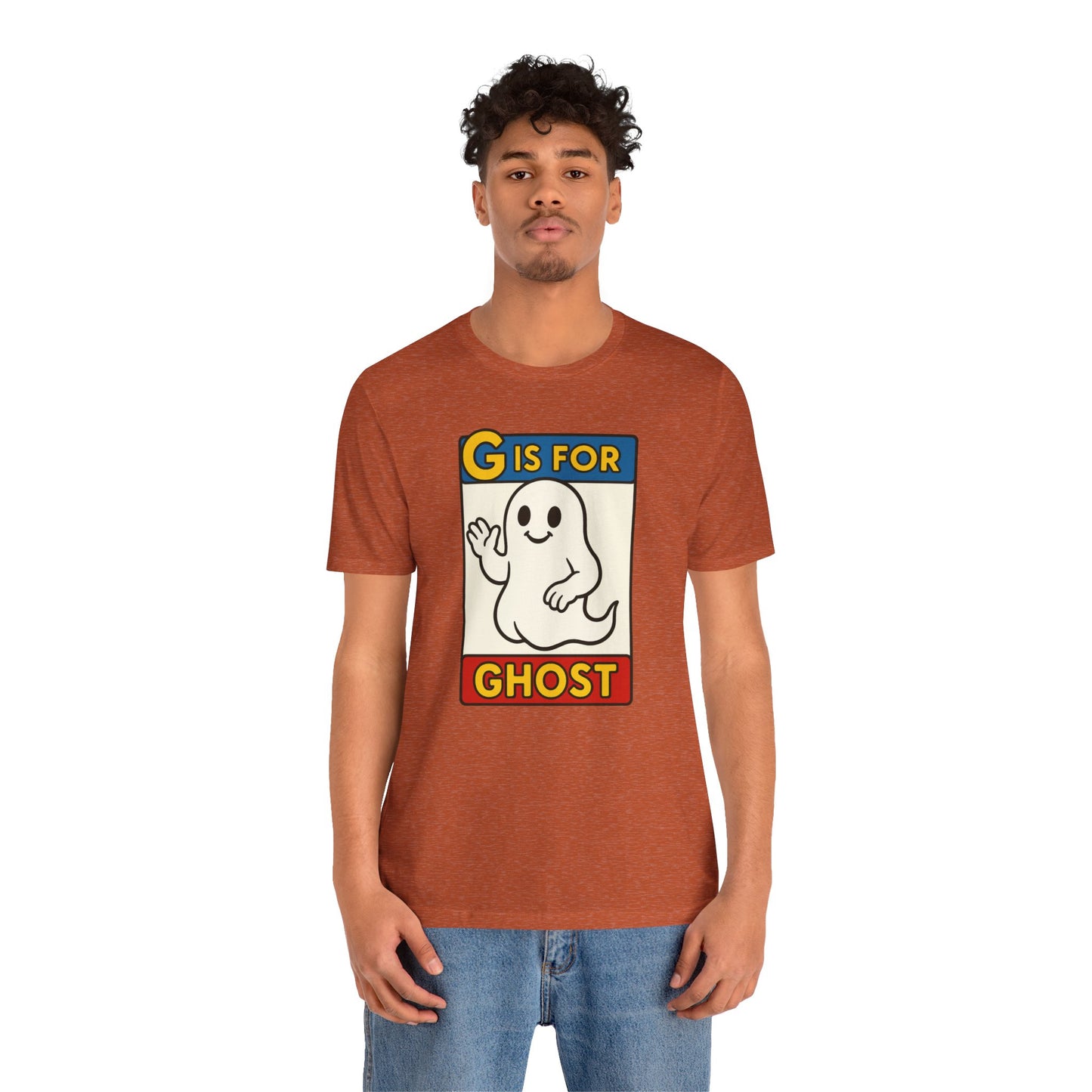 G Is for Ghost Shirt – Funny Monster Alphabet Halloween Tee