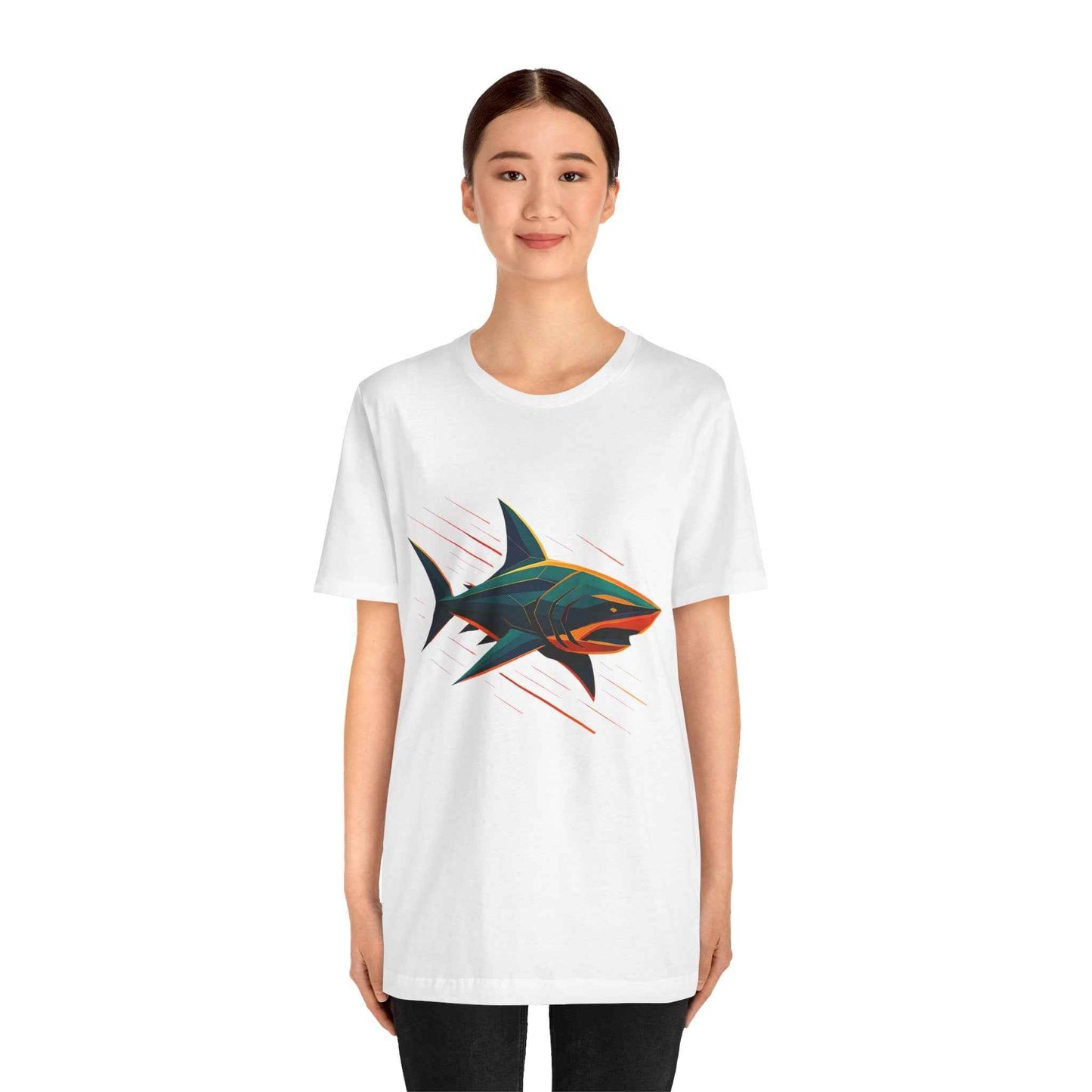 Electric Apex Shark T-Shirt – Bold Ocean Graphic Tee
