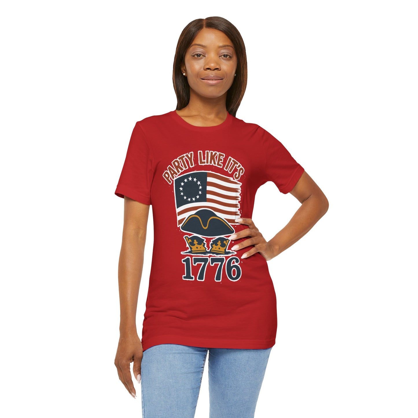 Party Like It’s 1776 T-Shirt – Revolutionary Spirit USA Tee - WhimSpin - https://whimspin.com