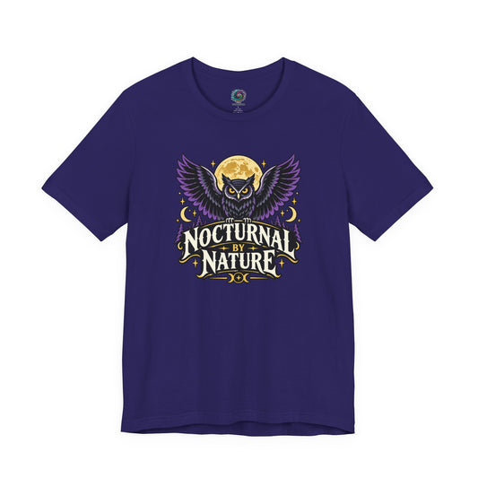 Nocturnal by Nature T-Shirt – Moonlit Owl Graphic Tee