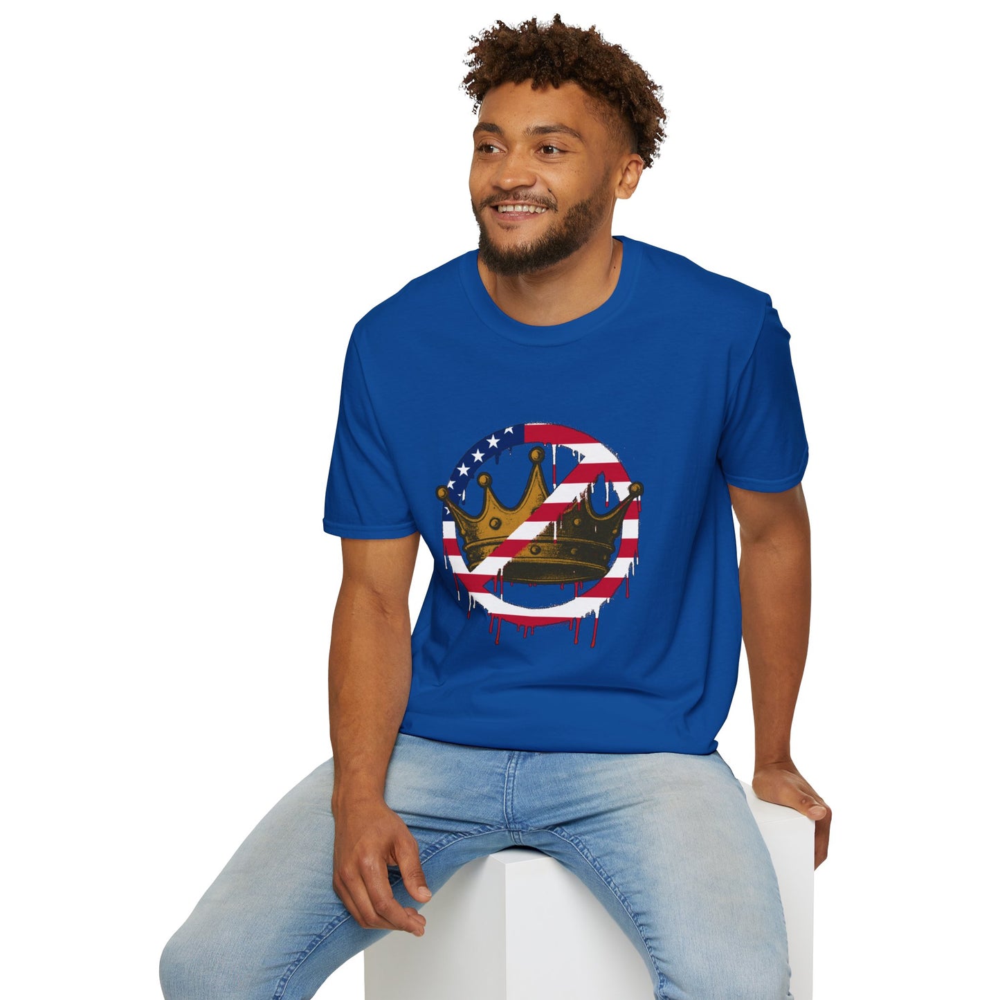 No Kings Protest T-Shirt – Anti-Authoritarian Democracy Graphic Tee