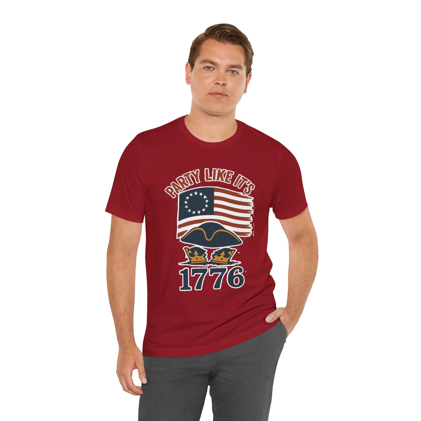 Party Like It’s 1776 T-Shirt – Revolutionary Spirit USA Tee - WhimSpin - https://whimspin.com