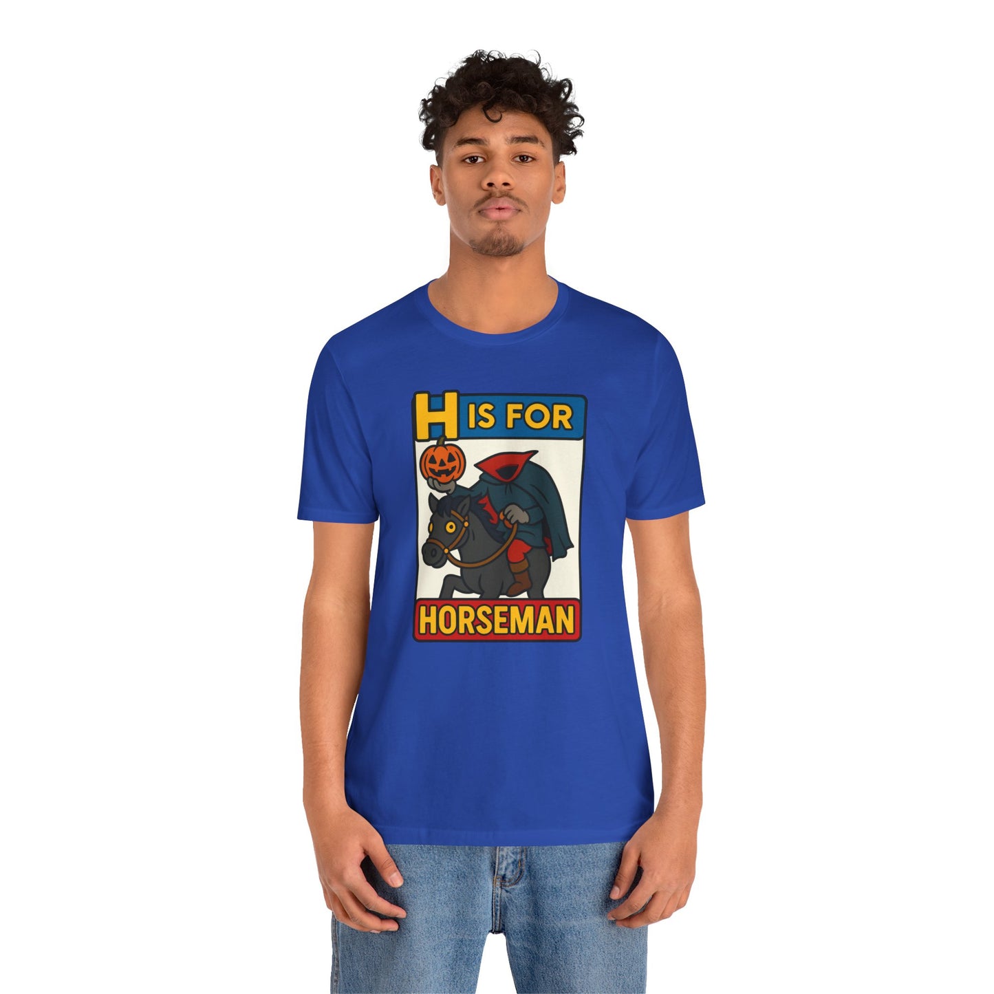 H Is for Horseman Shirt – Headless Horseman Halloween Tee