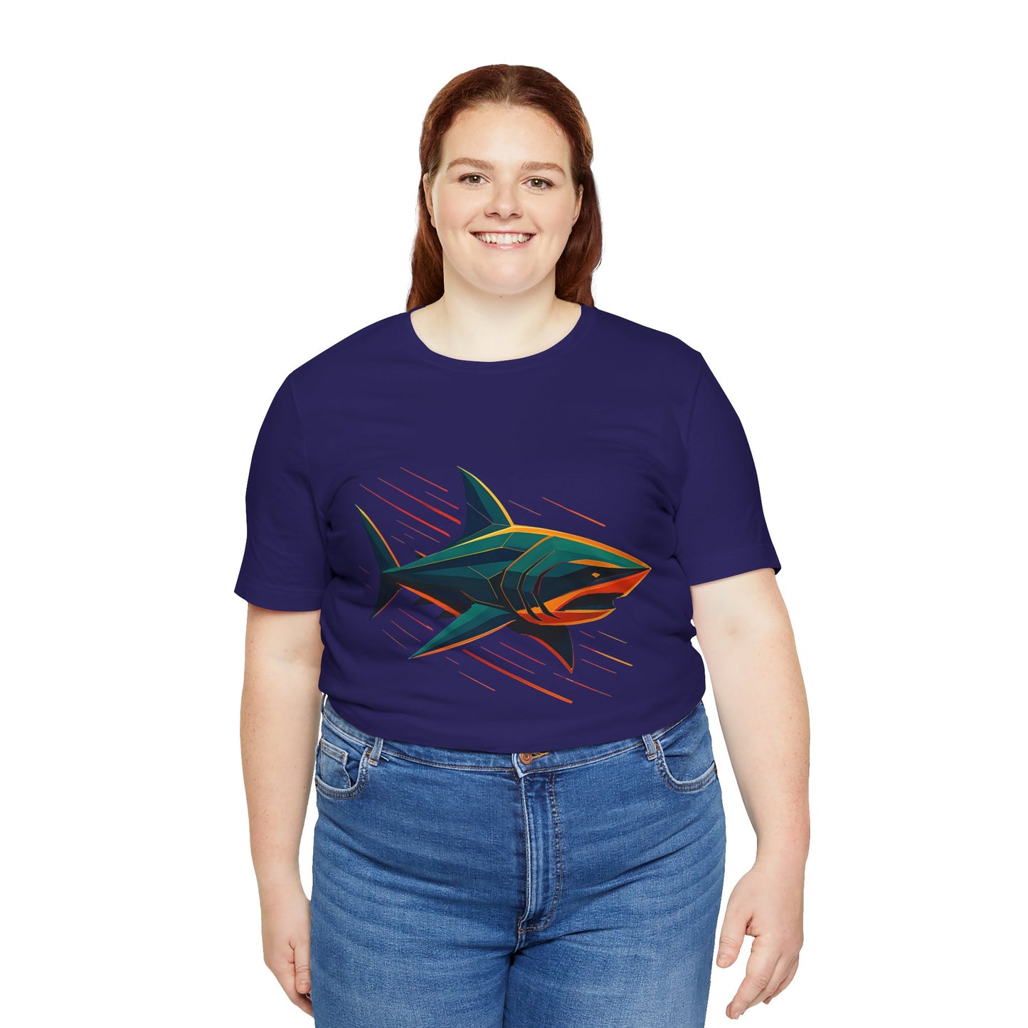 Electric Apex Shark T-Shirt – Bold Ocean Graphic Tee - WhimSpin - https://whimspin.com