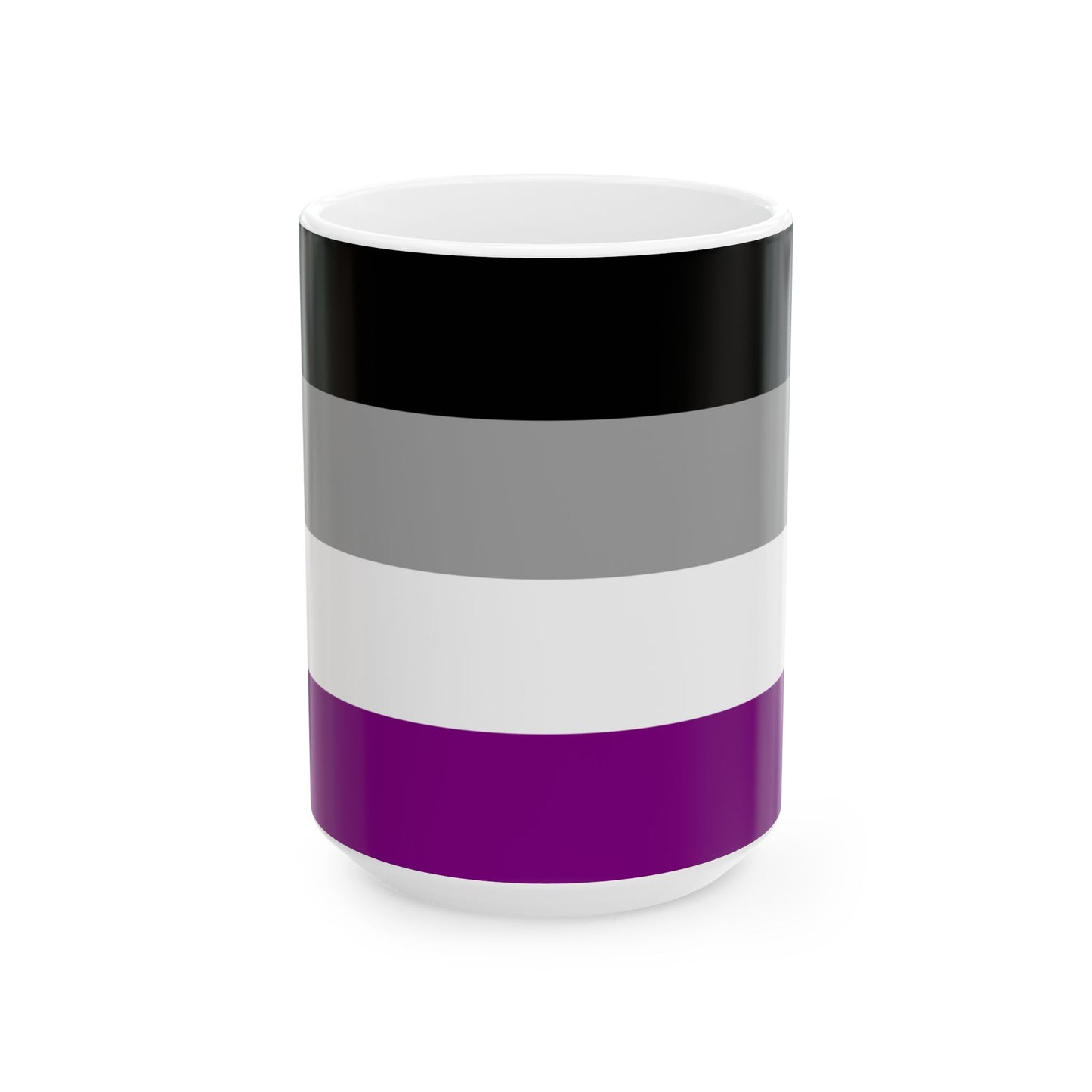 Asexual Pride Flag Mug – LGBTQ+ Ace Spectrum Ceramic Mug