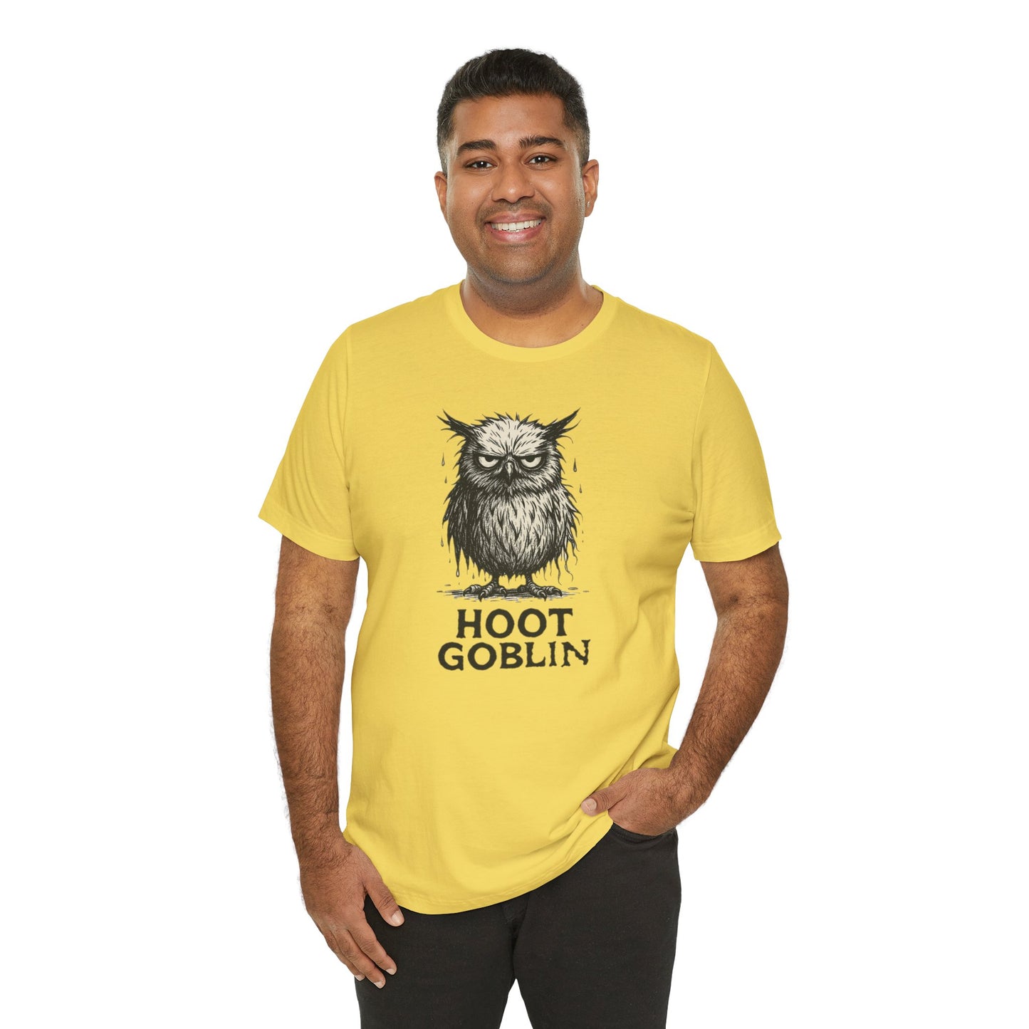Hoot Goblin T-Shirt – Funny Owl Tee for Night Owls & Mischief Makers