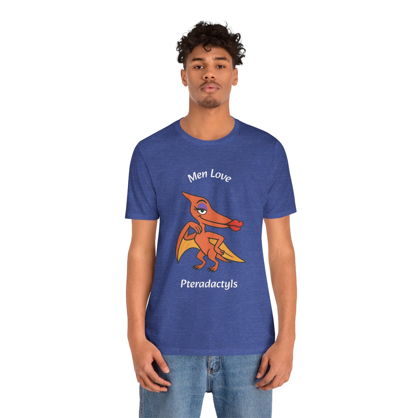 Men Love Pterodactyls Tee – Funny Dinosaur Graphic Shirt - WhimSpin - https://whimspin.com