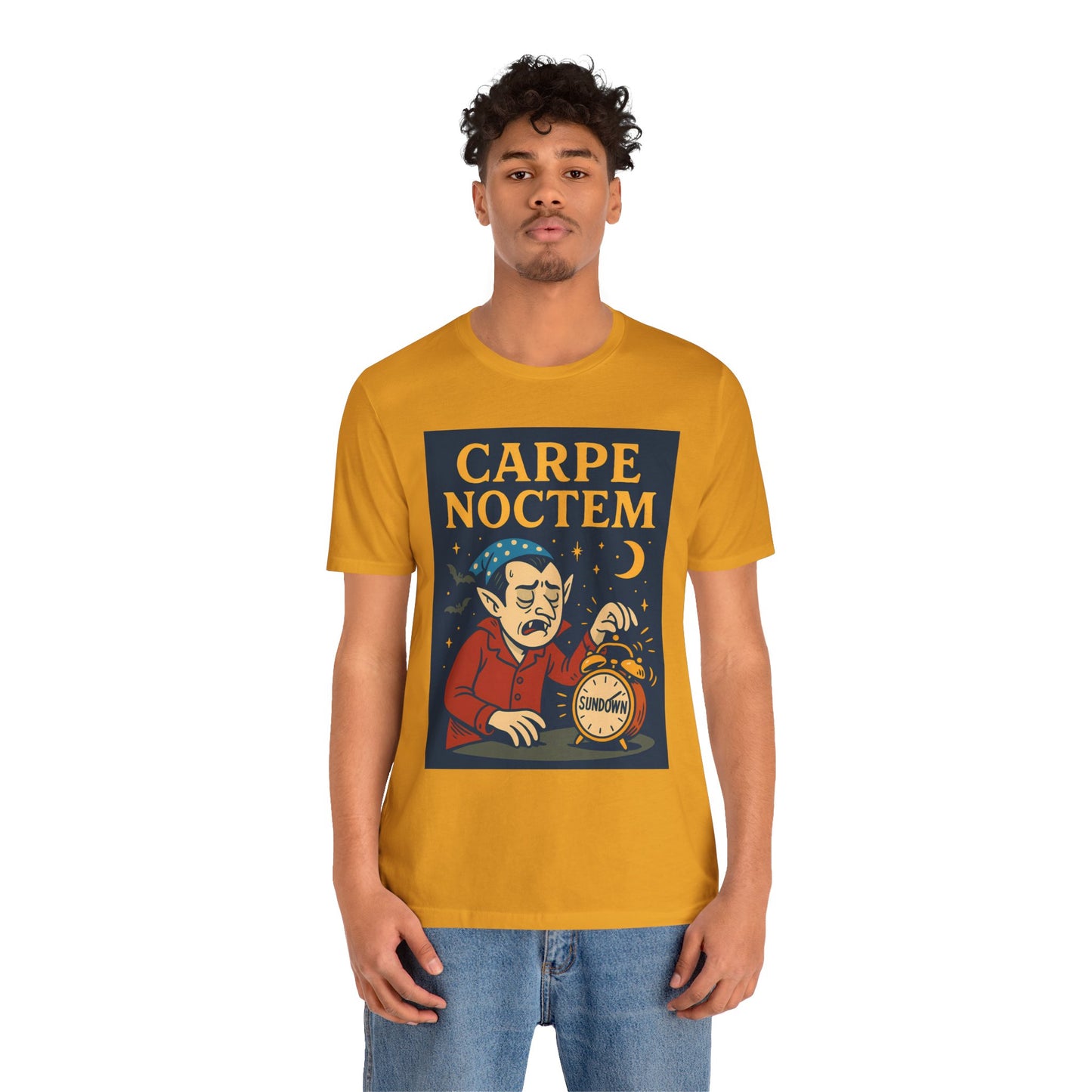Carpe Noctem Vampire T-Shirt – Funny Halloween Tee for Night Owls