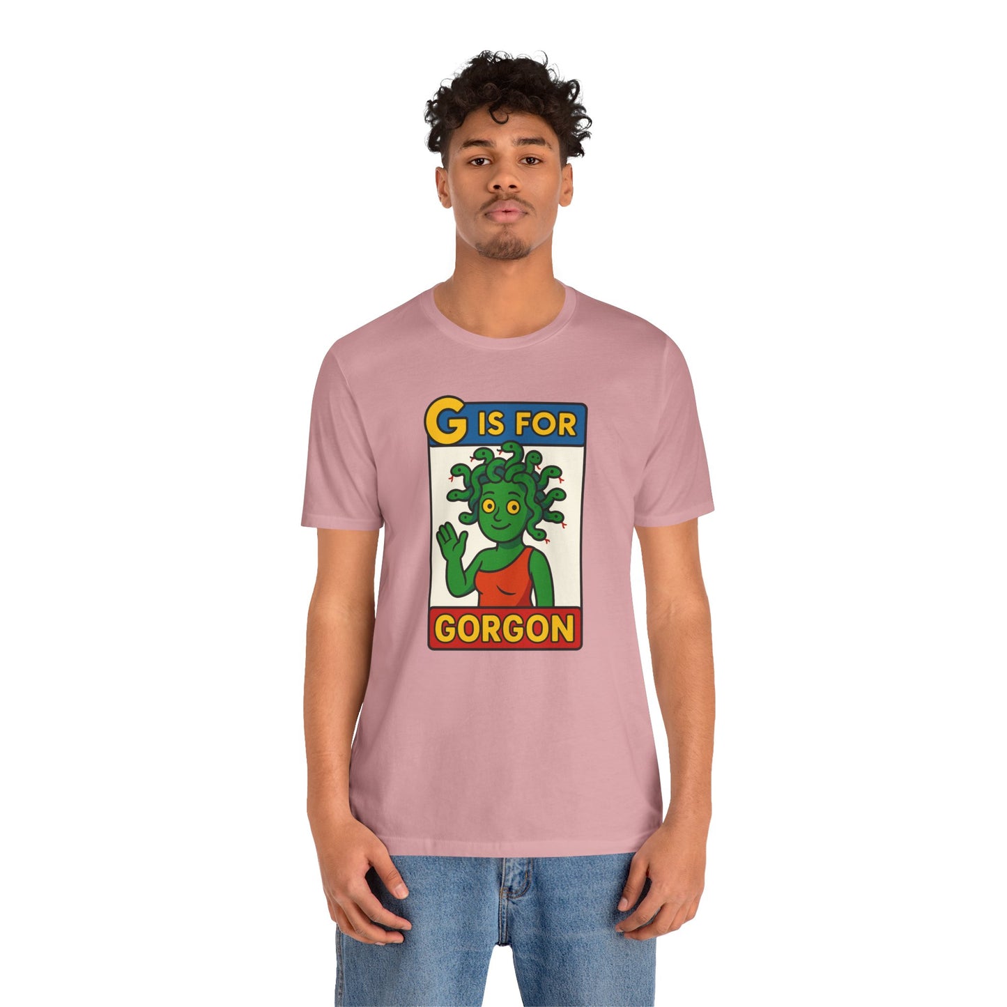 G Is for Gorgon T-Shirt – Funny Gorgon Legend Alphabet Tee