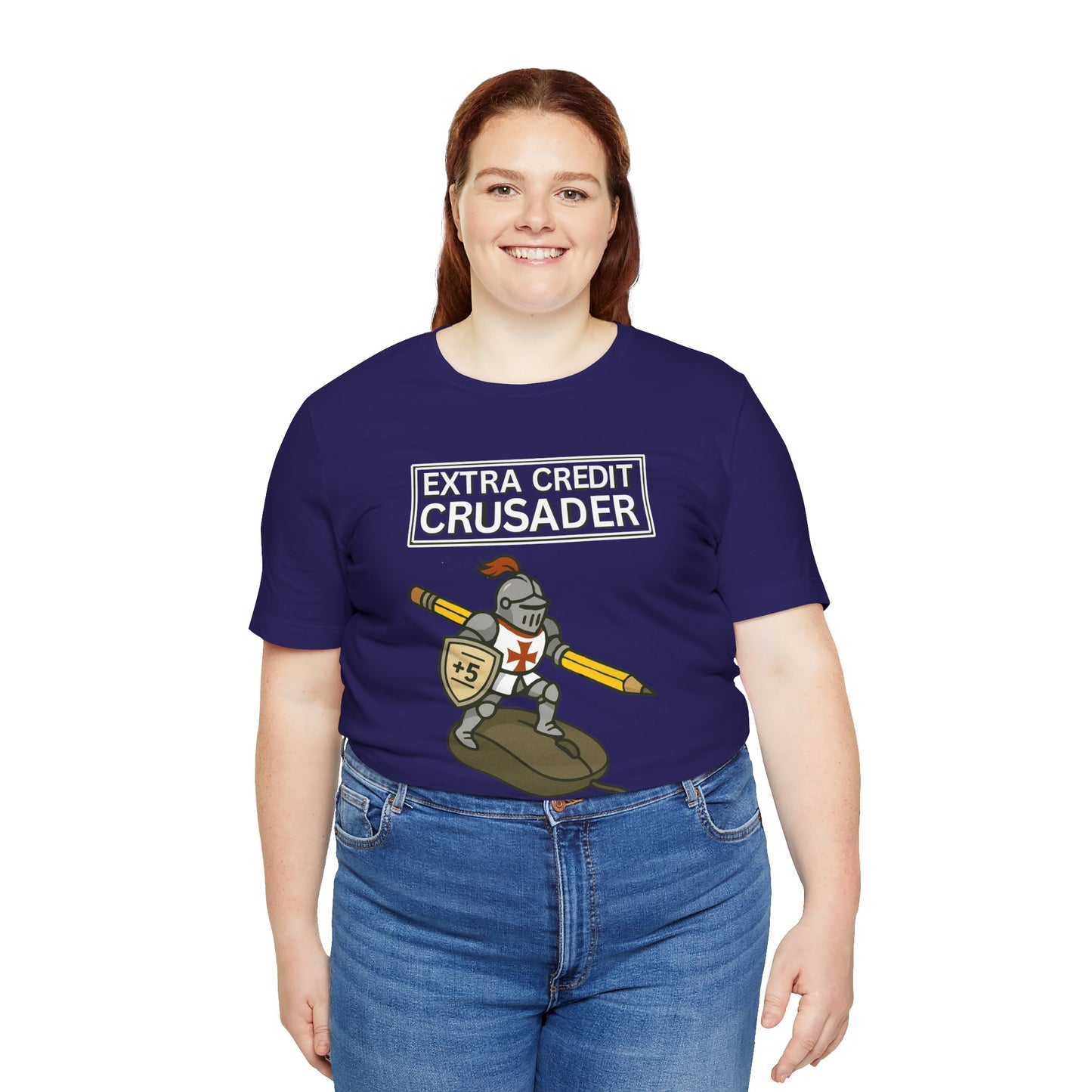 Extra Credit Crusader T-Shirt – Funny Back-to-School Teacher Tee