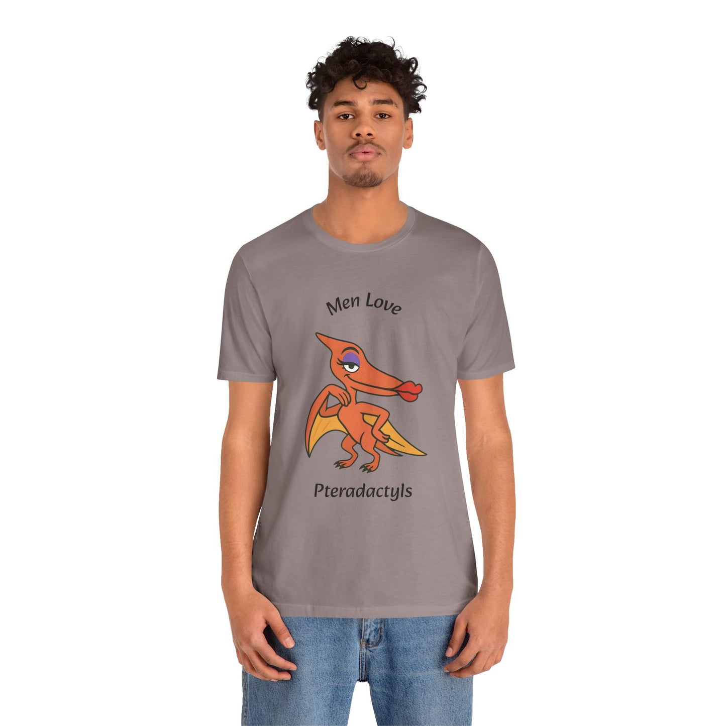 Men Love Pterodactyls Tee – Funny Dinosaur Graphic Shirt - WhimSpin - https://whimspin.com