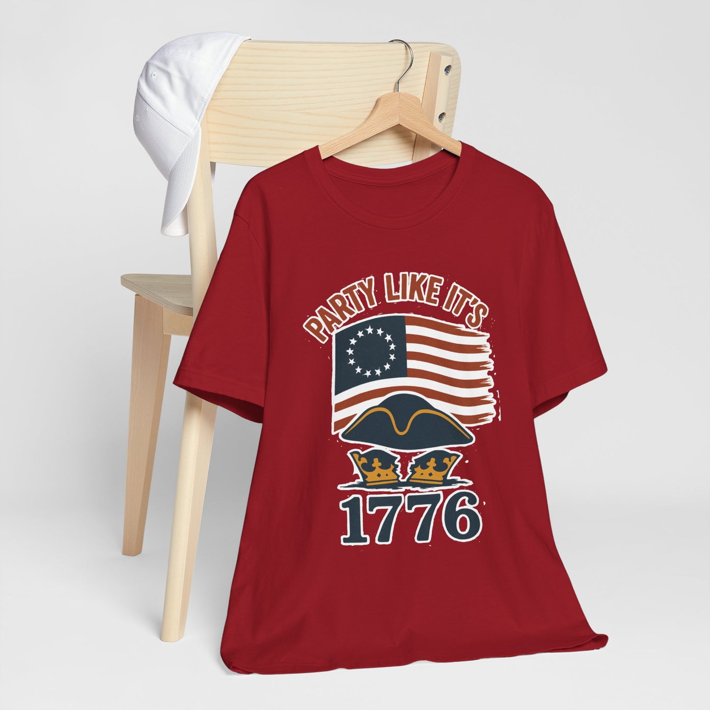 Party Like It’s 1776 T-Shirt – Revolutionary Spirit USA Tee - WhimSpin - https://whimspin.com