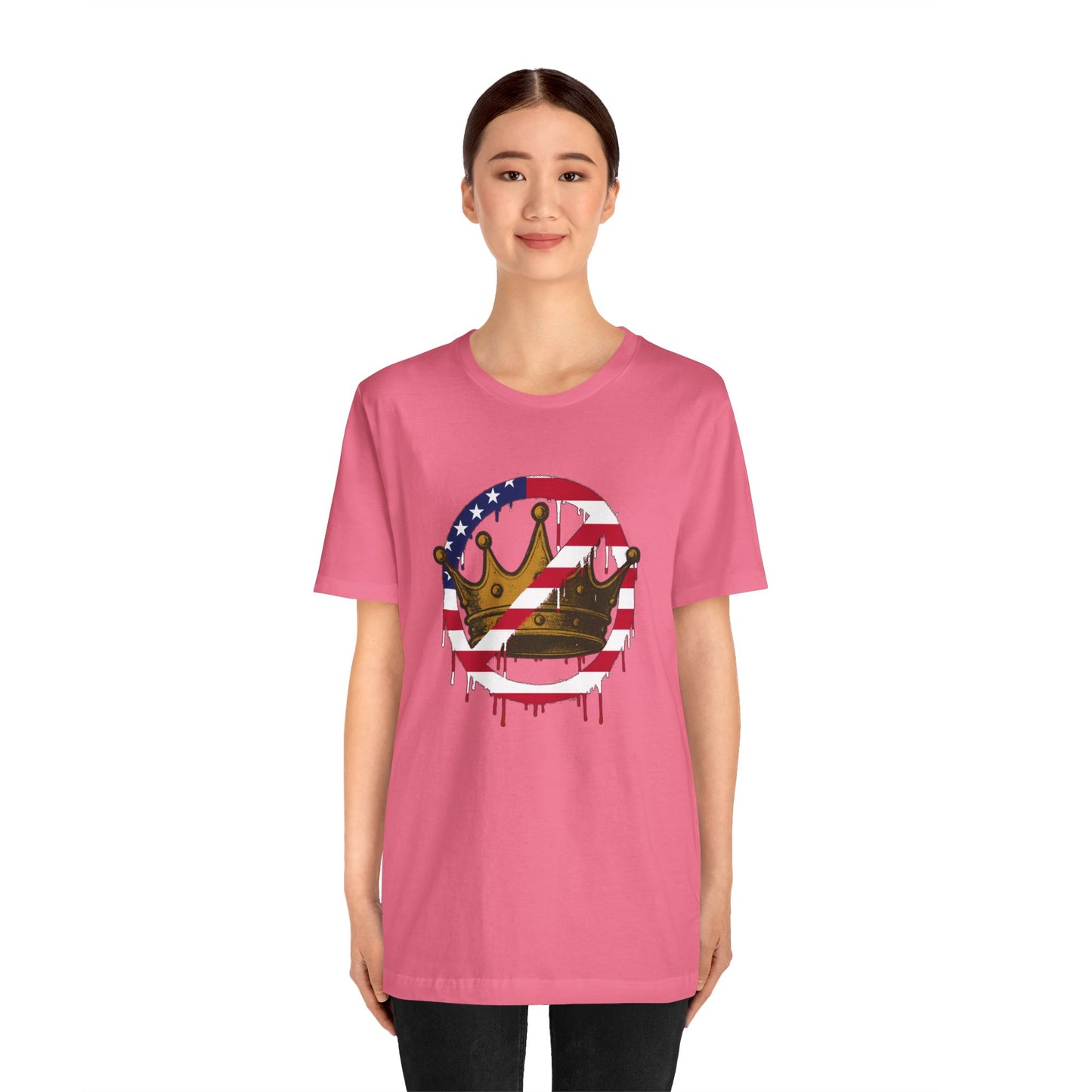 No Kings Protest T-Shirt – Anti-Authoritarian Democracy Graphic Tee