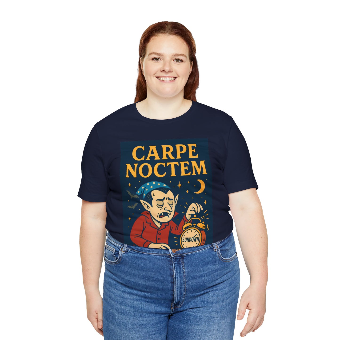 Carpe Noctem Vampire T-Shirt – Funny Halloween Tee for Night Owls