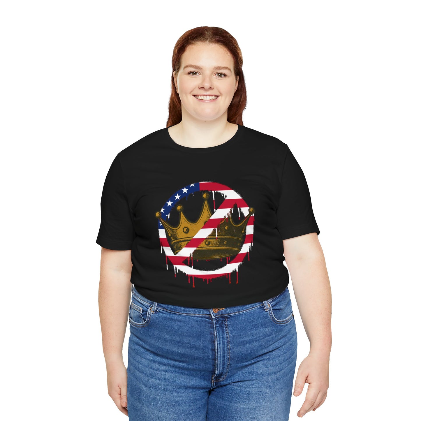 No Kings Protest T-Shirt – Anti-Authoritarian Democracy Graphic Tee