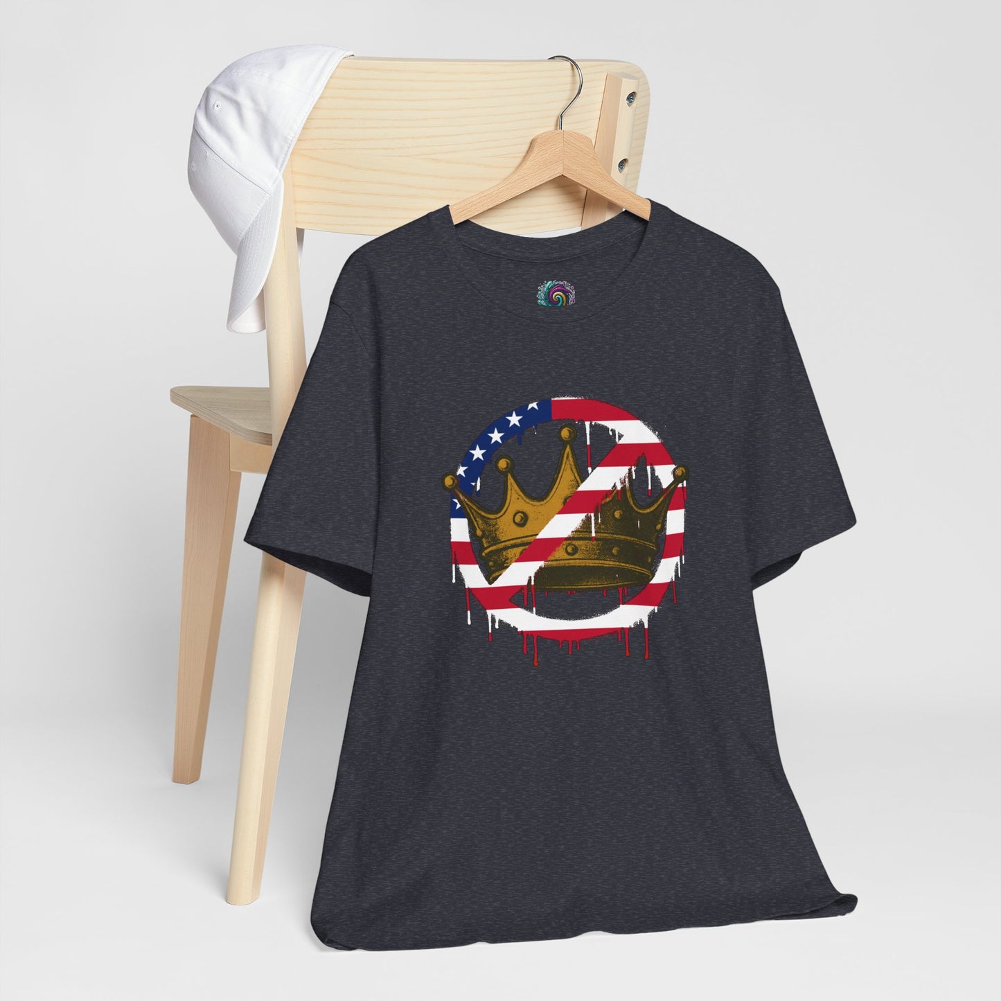 No Kings Protest T-Shirt – Anti-Authoritarian Democracy Graphic Tee