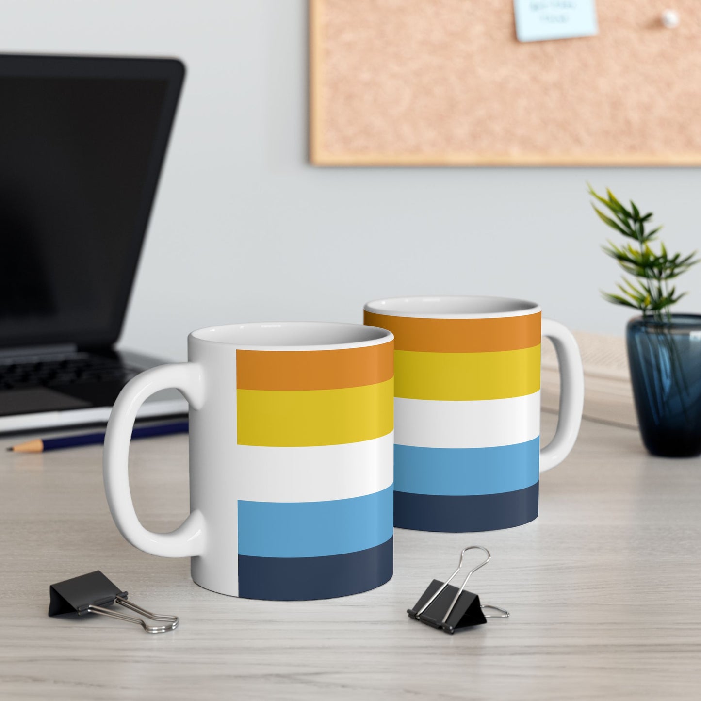 AroAce Pride Flag Mug – Aromantic Asexual LGBTQ+ Ceramic Cup