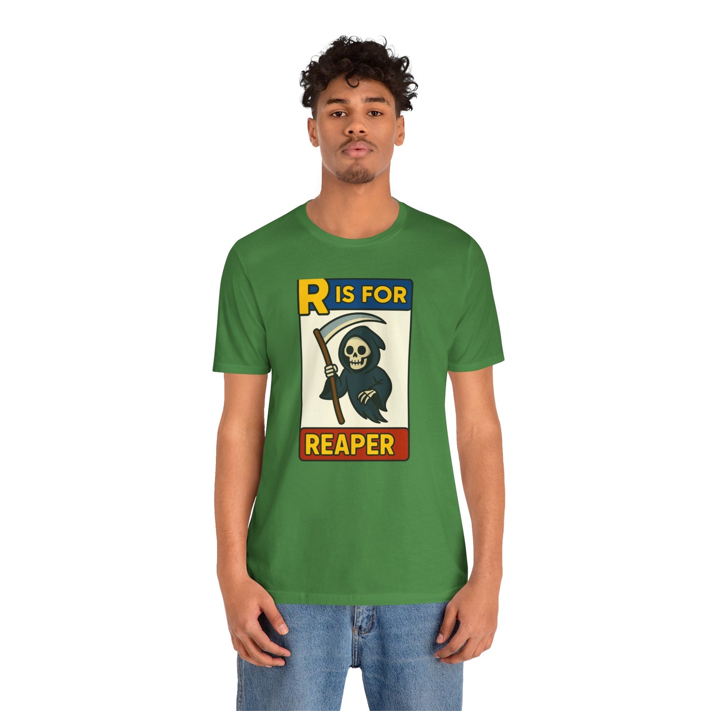 R Is for Reaper T-Shirt – Cute Grim Reaper Shirt from the Monster Alphabet Series