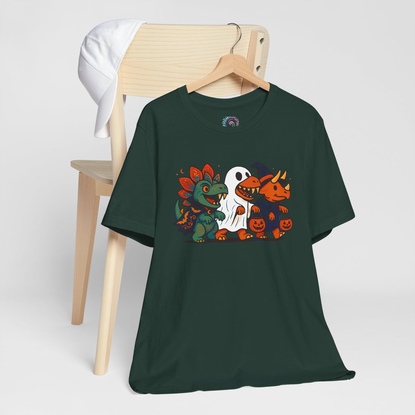 Halloween Dino Squad T-Shirt – Funny Trick-or-Treat Dinosaur Tee