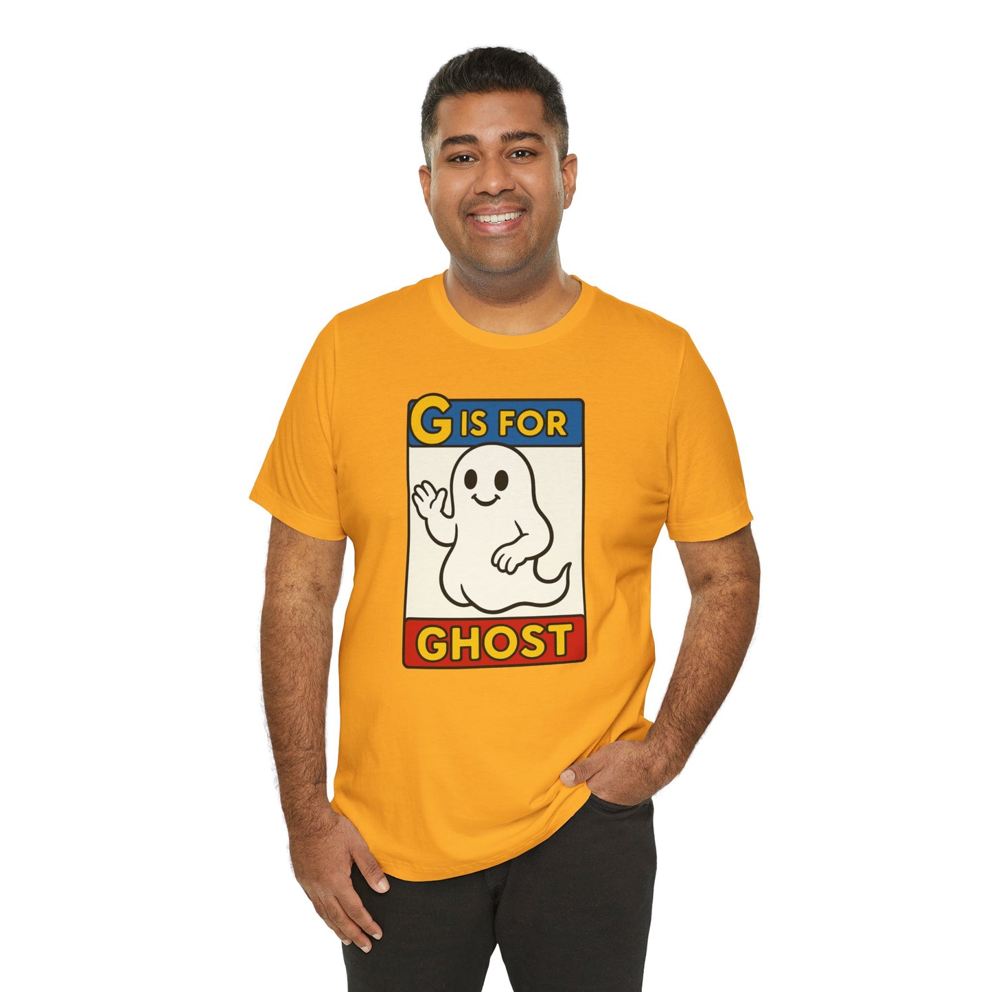 G Is for Ghost Shirt – Funny Monster Alphabet Halloween Tee