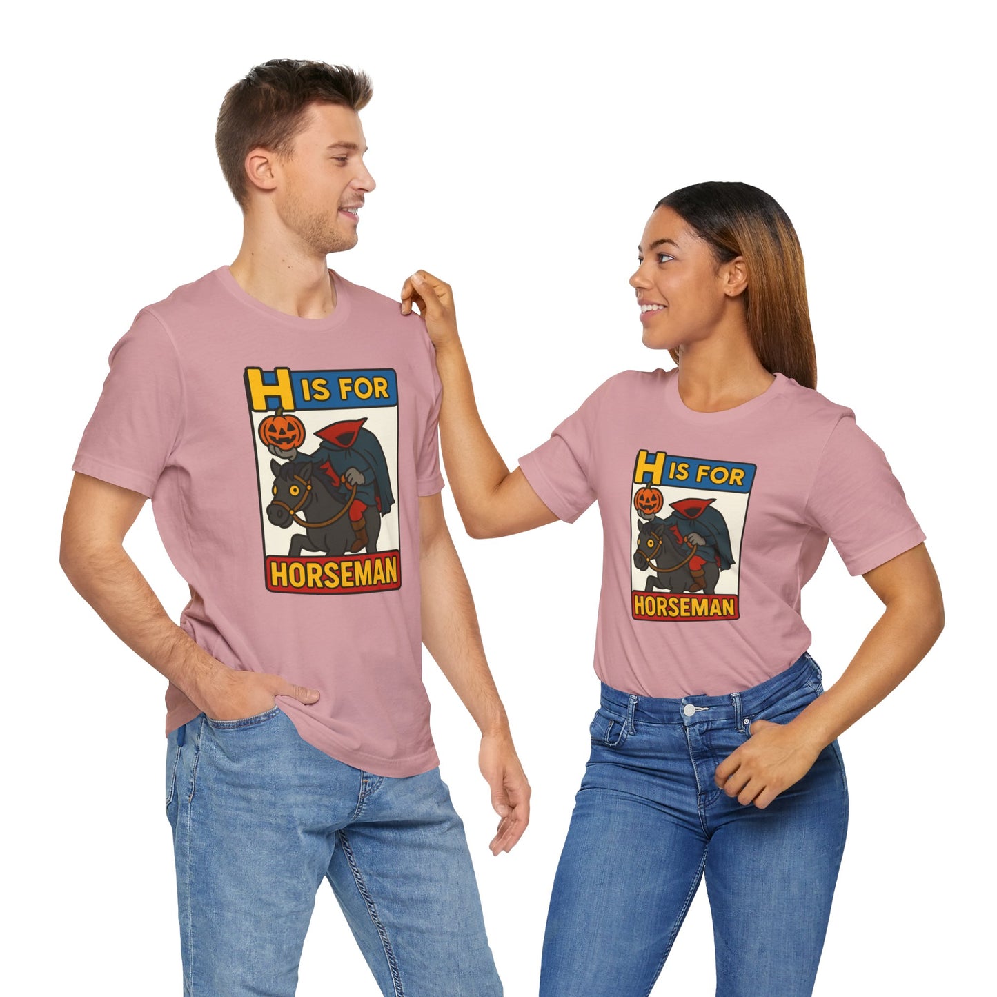 H Is for Horseman Shirt – Headless Horseman Halloween Tee