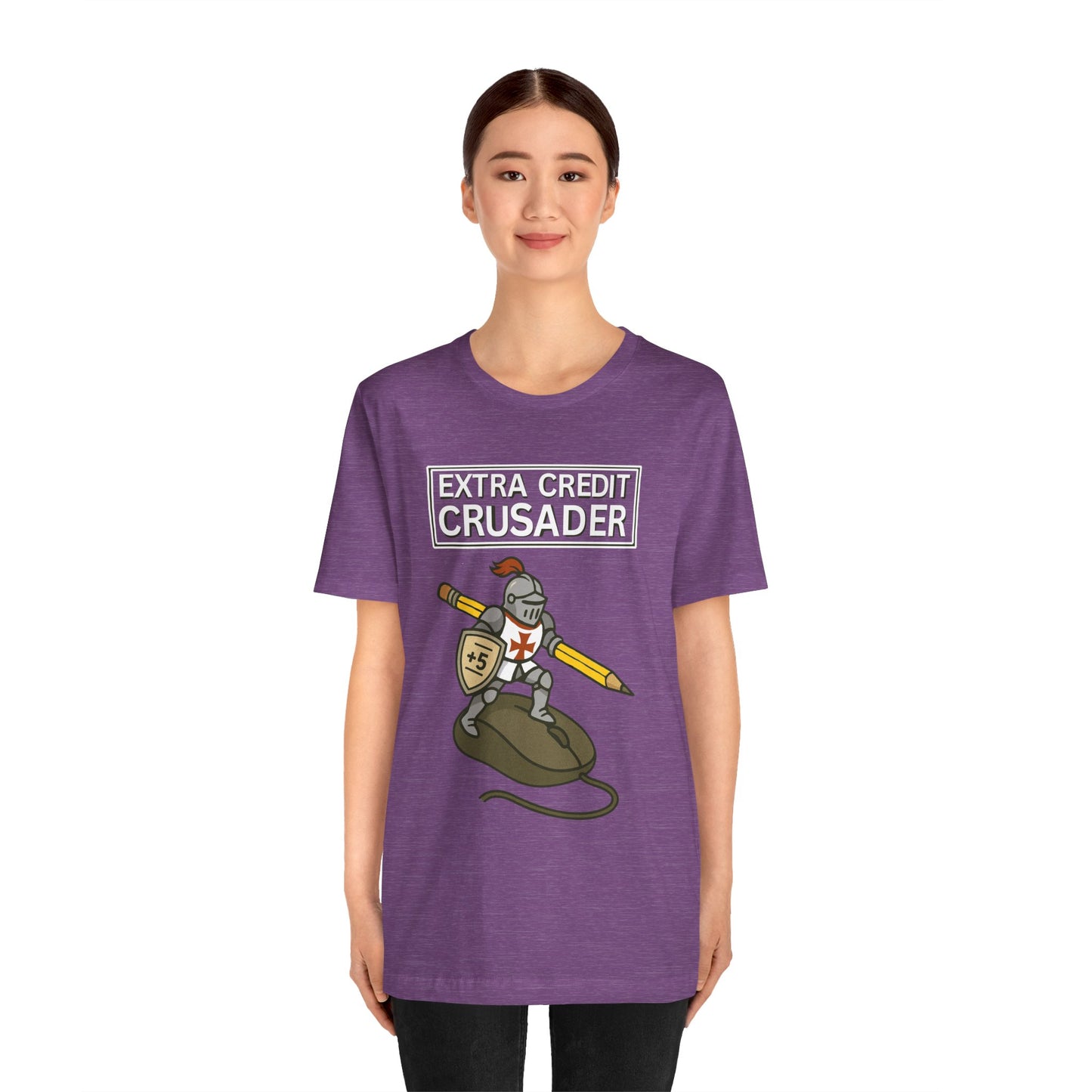 Extra Credit Crusader T-Shirt – Funny Back-to-School Teacher Tee