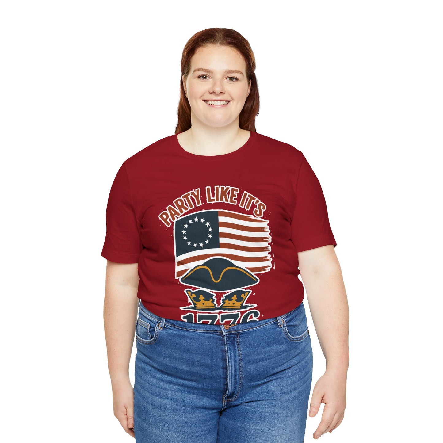 Party Like It’s 1776 T-Shirt – Revolutionary Spirit USA Tee - WhimSpin - https://whimspin.com
