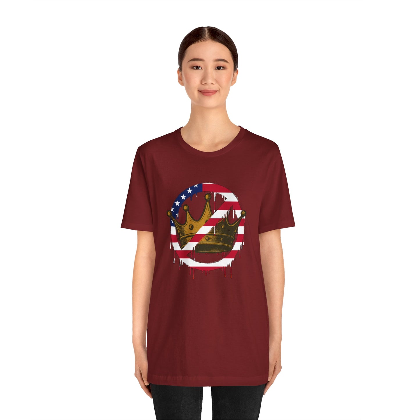 No Kings Protest T-Shirt – Anti-Authoritarian Democracy Graphic Tee
