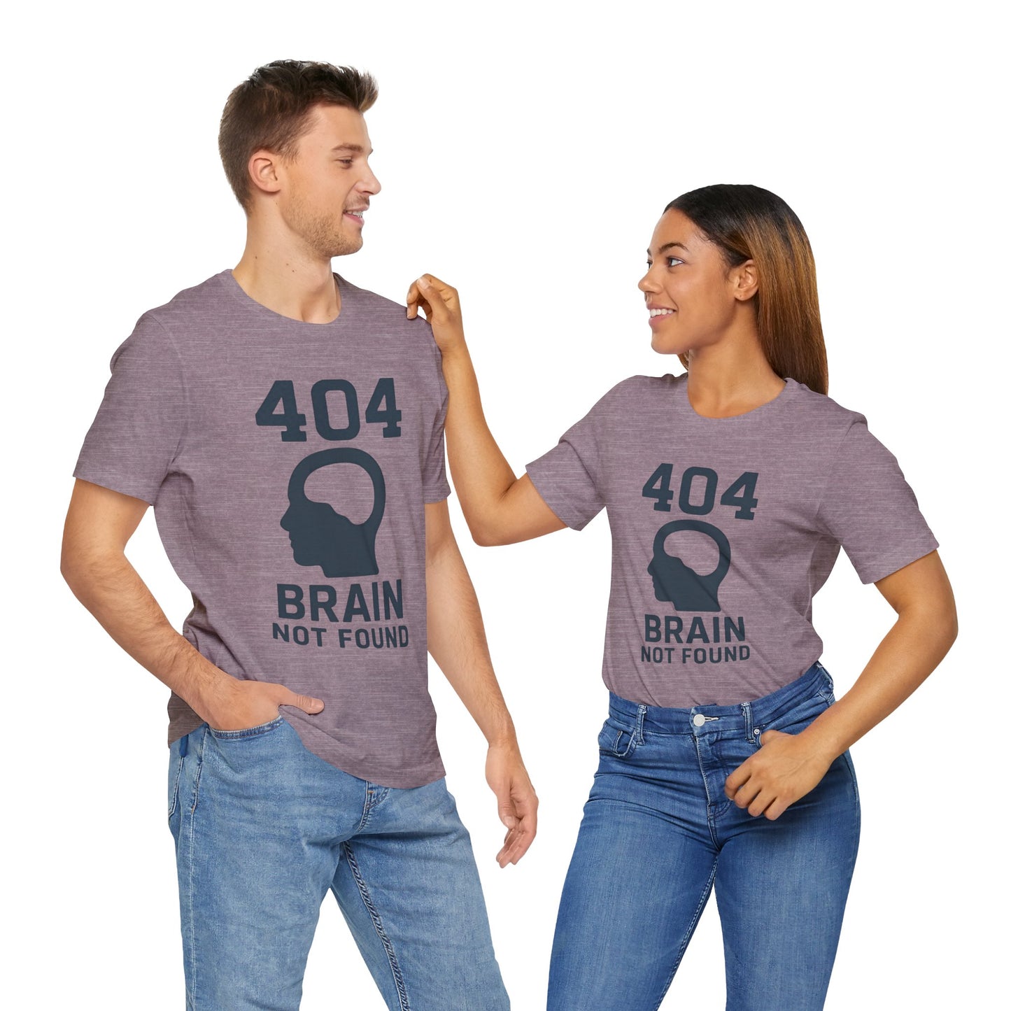 404 Brain Not Found T-Shirt – Techie Humor for Nerds & Geeks