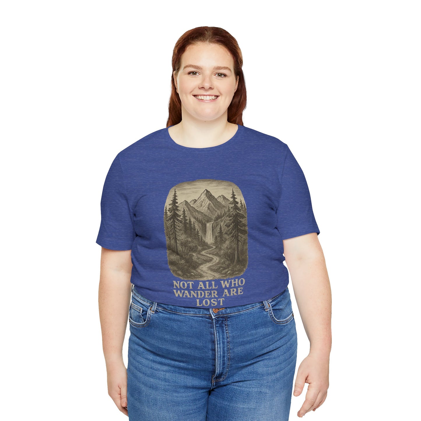 Not All Who Wander Are Lost T-Shirt – Tolkien Travel Tee for Nature Lovers
