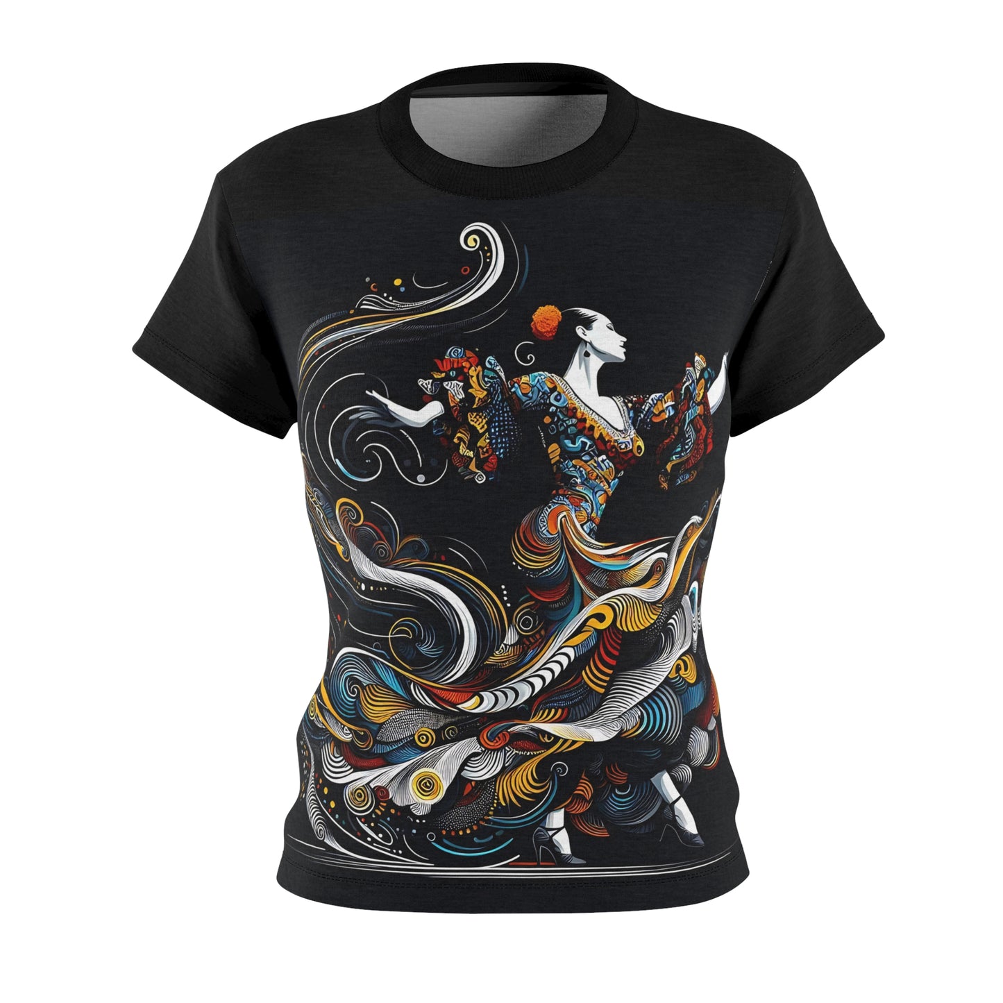 Flamenco Dancer All Over Print Shirt– Bold Spanish Art Tee