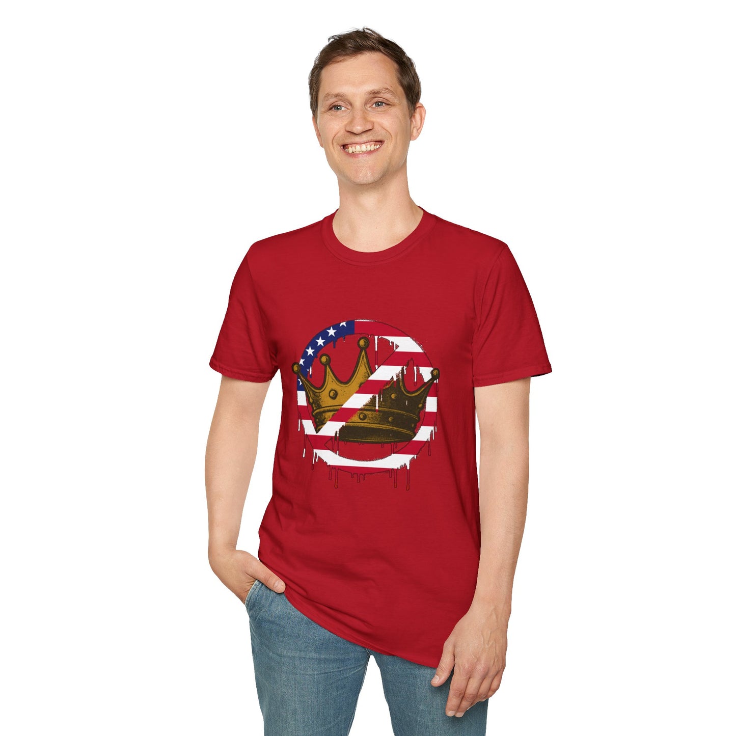 No Kings Protest T-Shirt – Anti-Authoritarian Democracy Graphic Tee