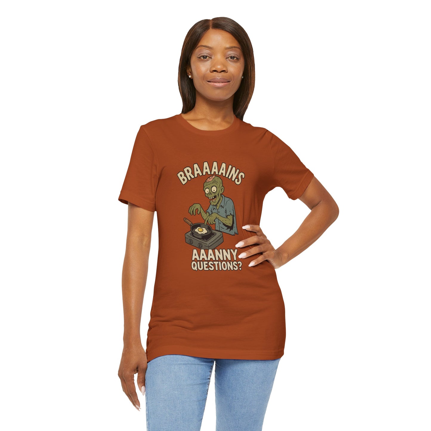 Zombie Brains on Drugs T-Shirt – Funny Halloween Cooking Tee