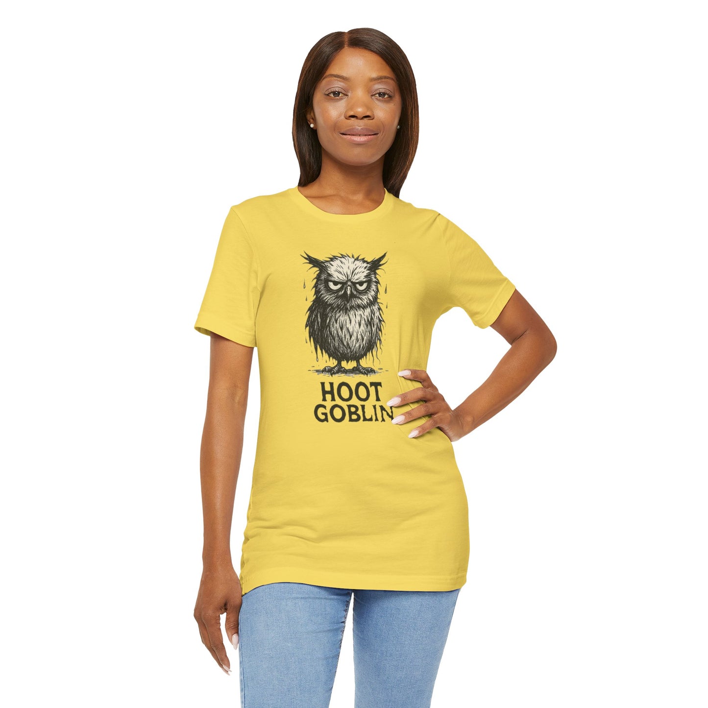 Hoot Goblin T-Shirt – Funny Owl Tee for Night Owls & Mischief Makers