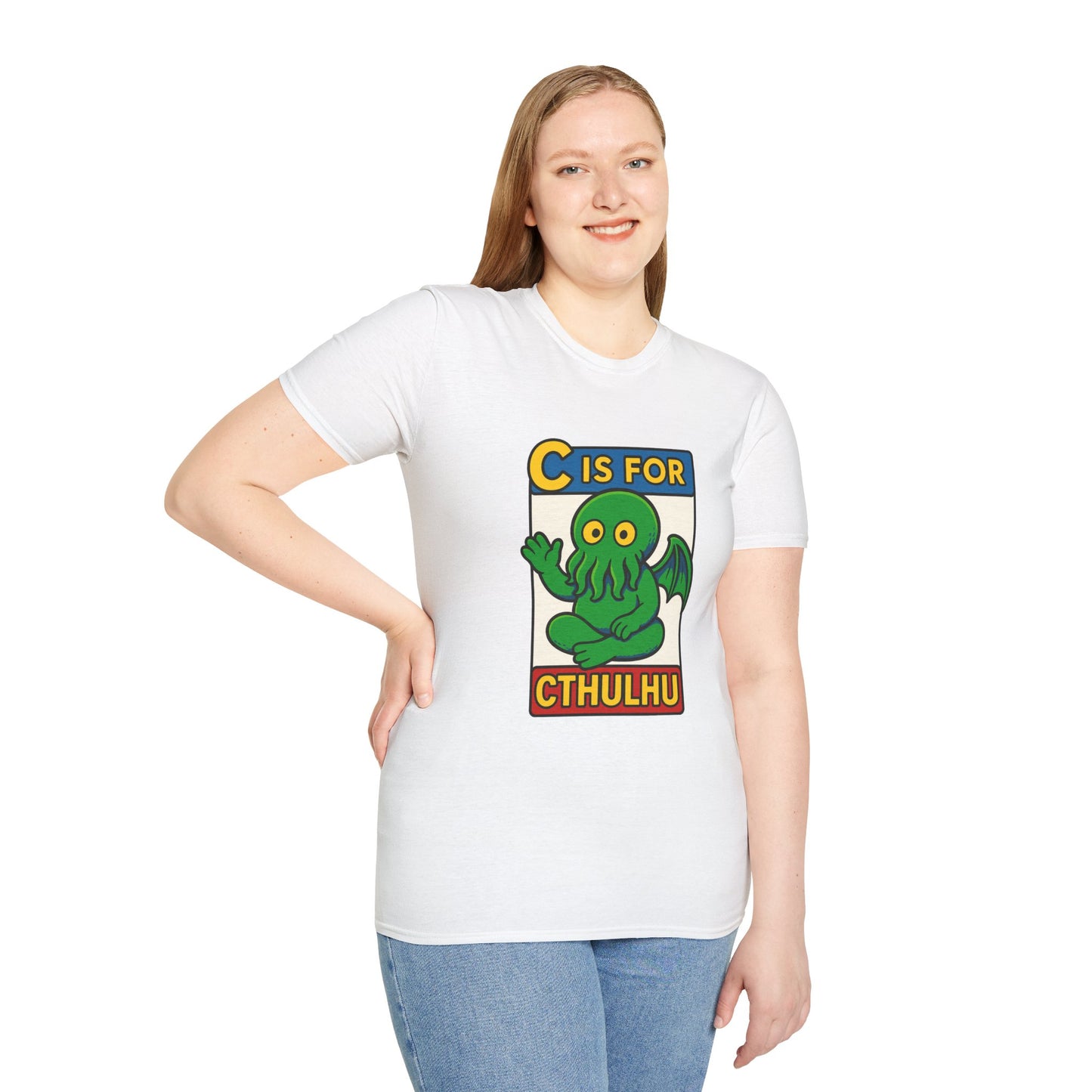 C is for Cthulhu Graphic Tee – Funny Cthulhu Shirt - WhimSpin - https://whimspin.com