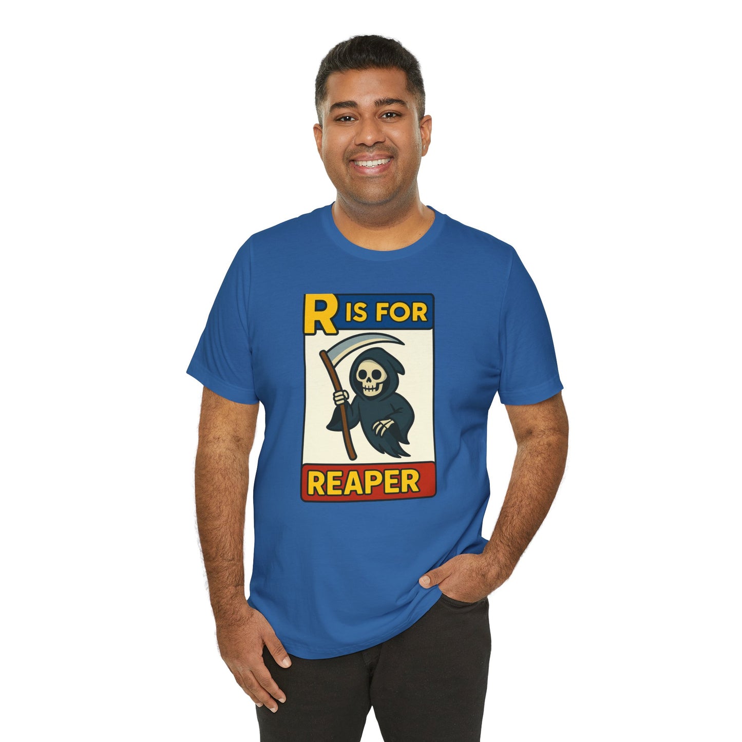 R Is for Reaper T-Shirt – Cute Grim Reaper Shirt from the Monster Alphabet Series