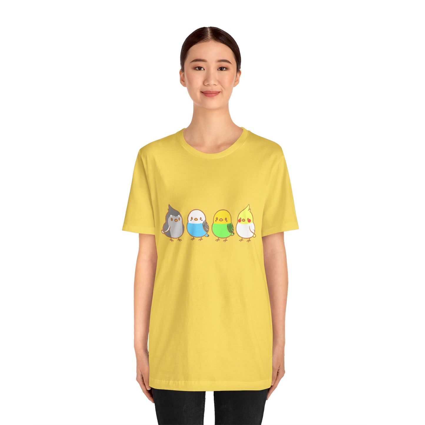 Chirpy Flock Bird T-Shirt – Cute Tee for Animal Lovers - WhimSpin - https://whimspin.com