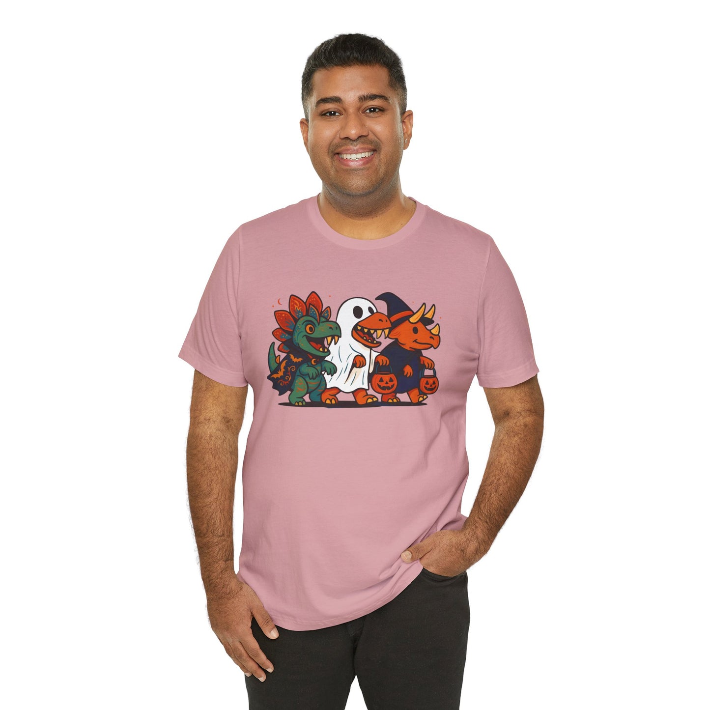 Halloween Dino Squad T-Shirt – Funny Trick-or-Treat Dinosaur Tee
