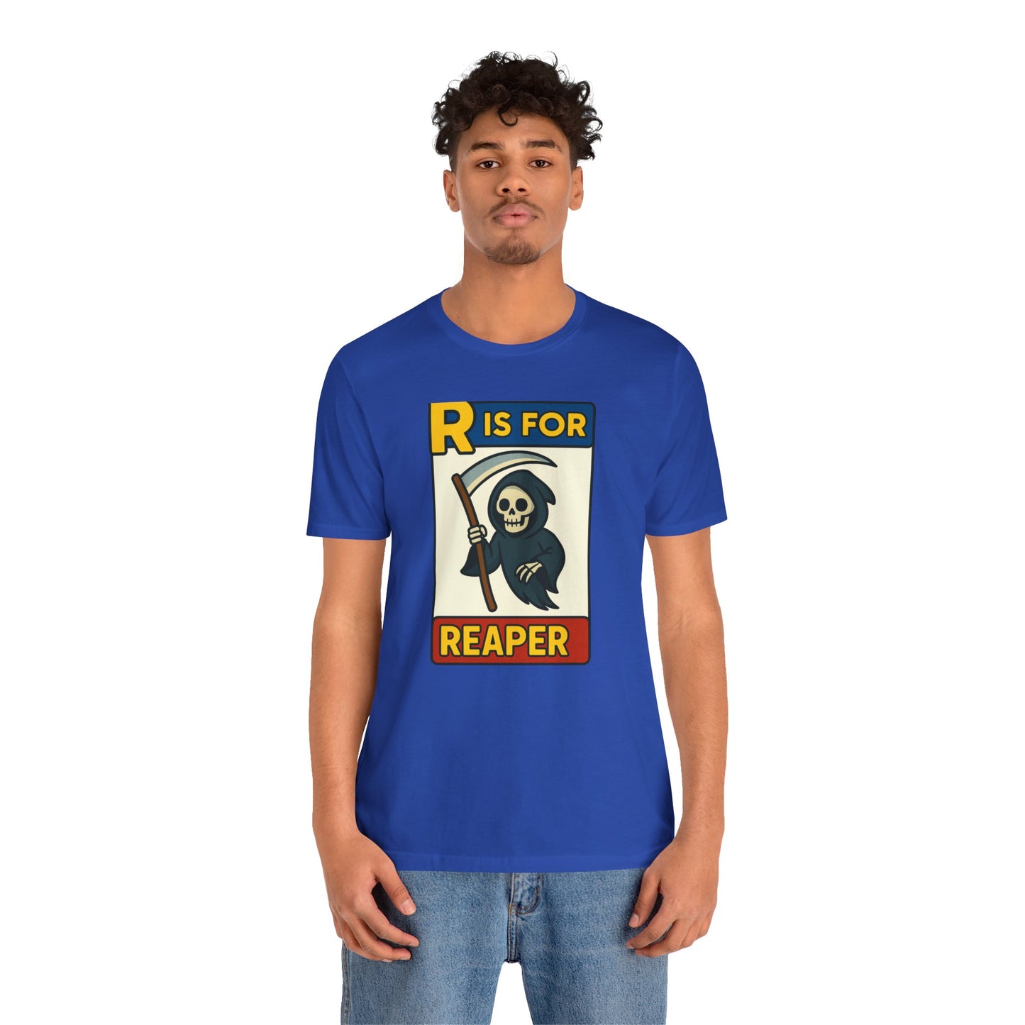R Is for Reaper T-Shirt – Cute Grim Reaper Shirt from the Monster Alphabet Series